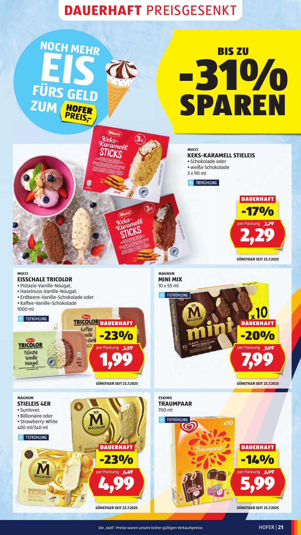 Hofer flyer page