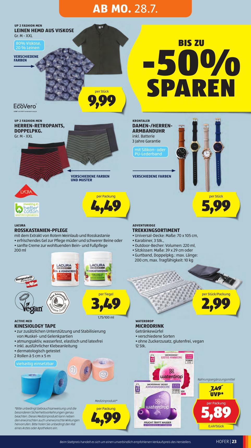 Hofer flyer page