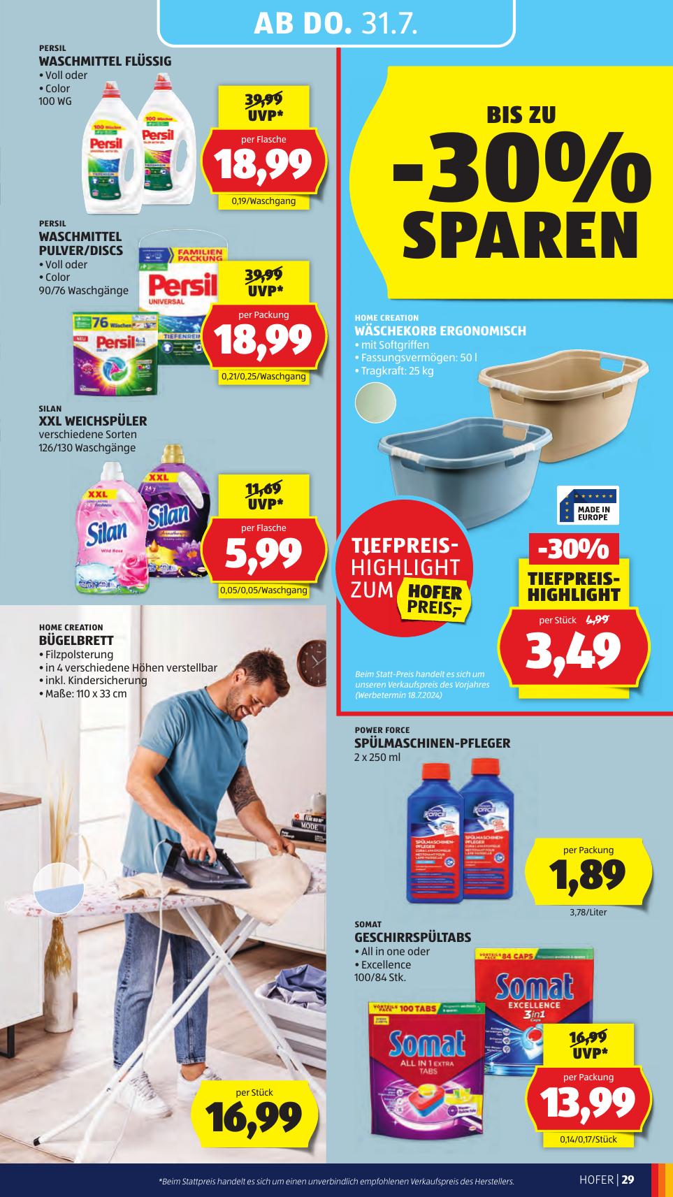 Hofer flyer page