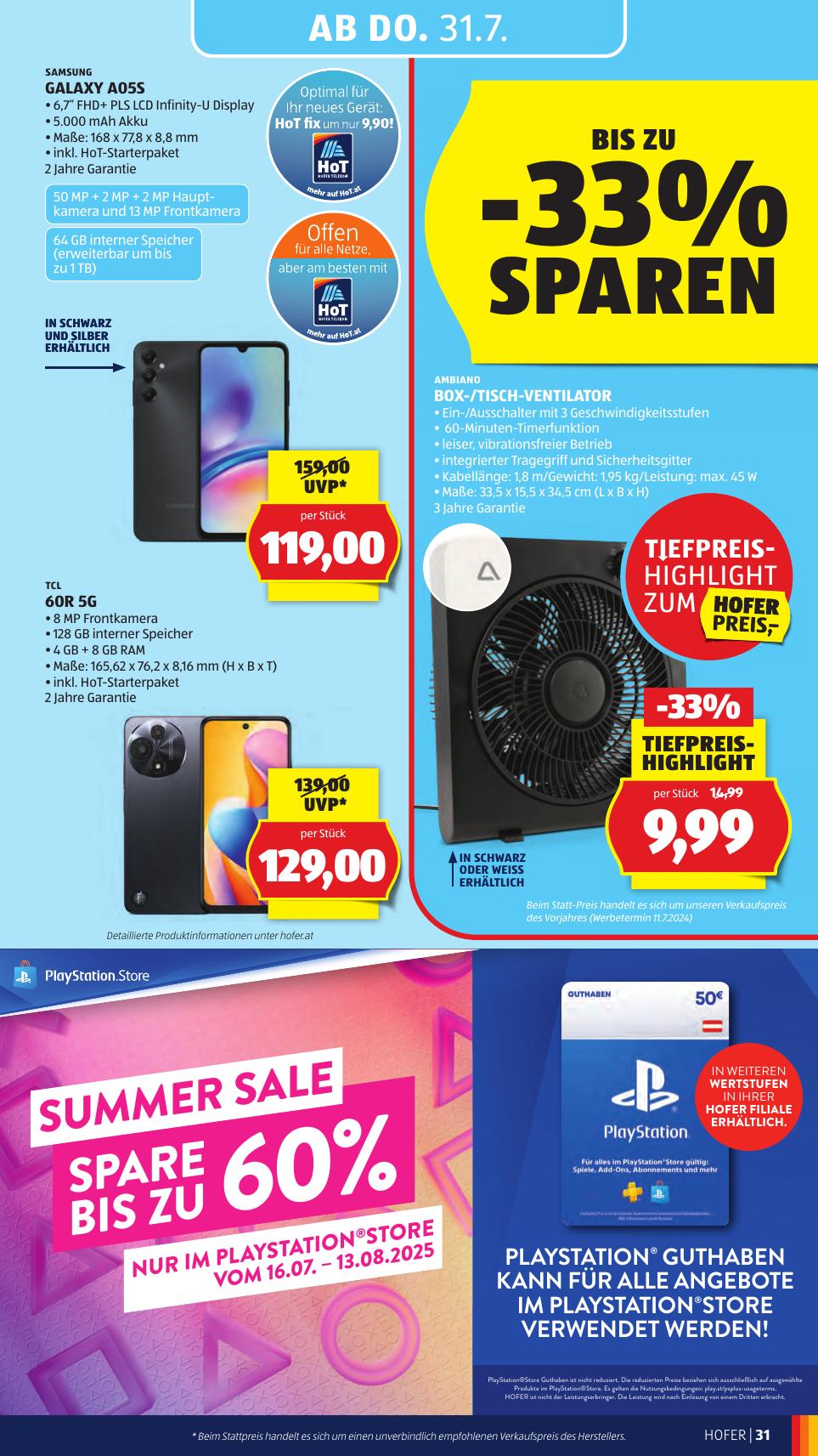 Hofer flyer page