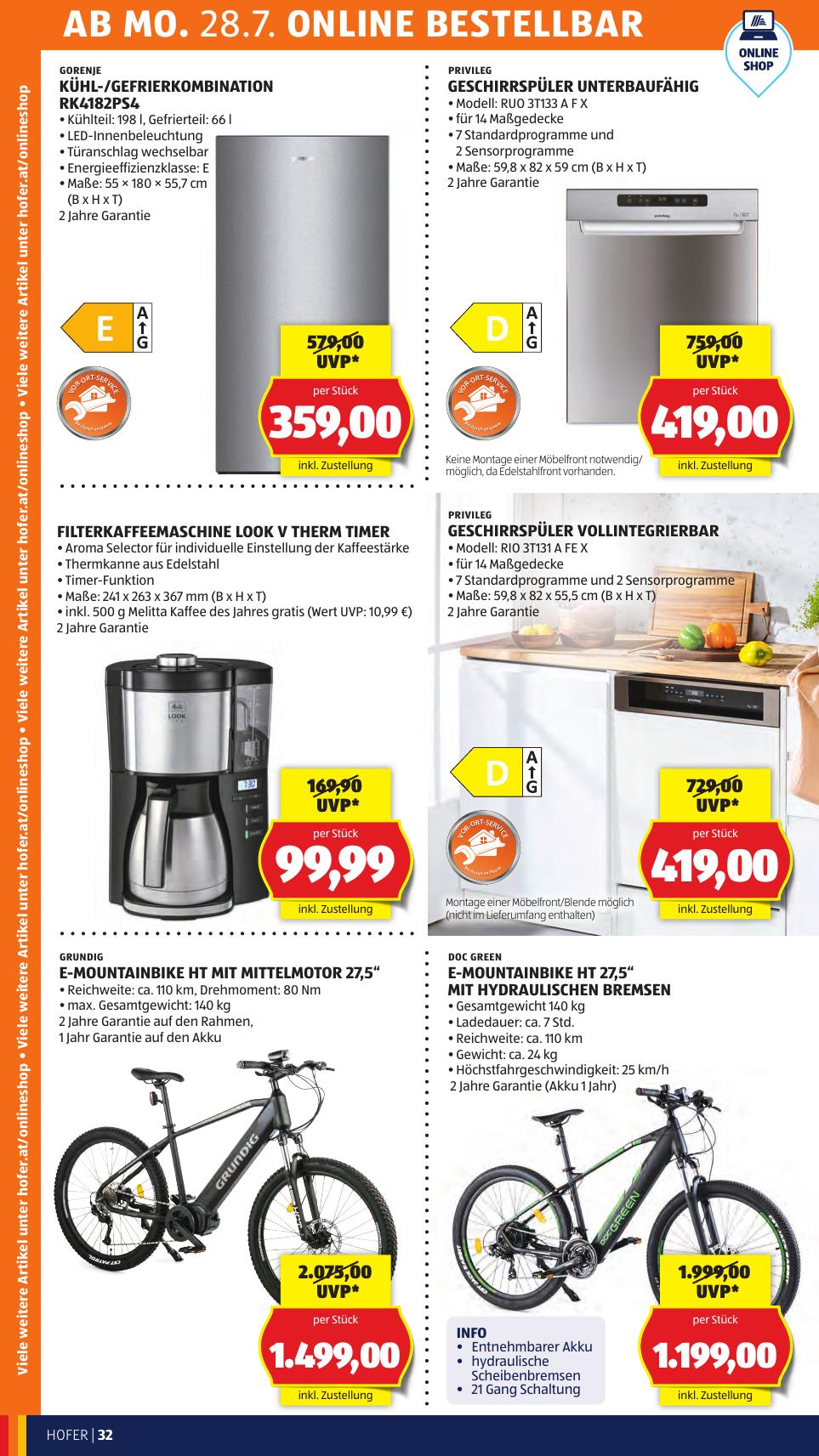 Hofer flyer page