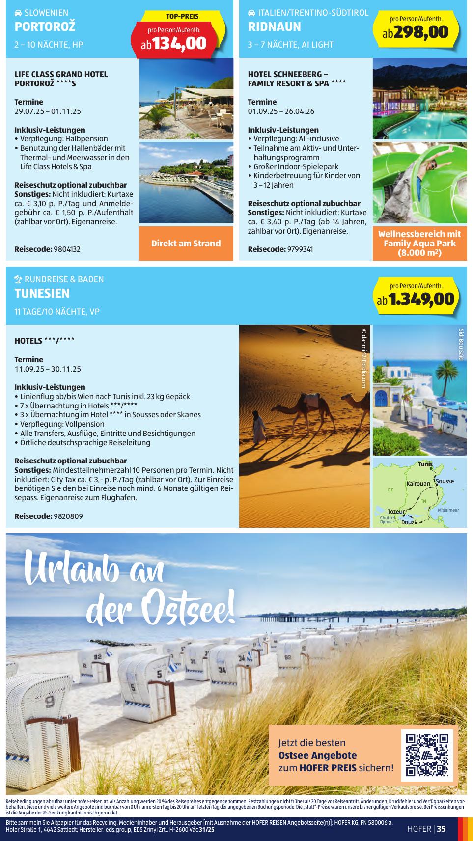 Hofer flyer page