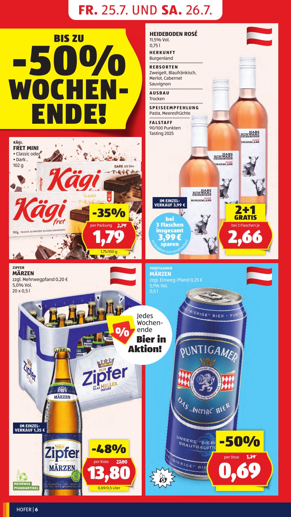 Hofer flyer page