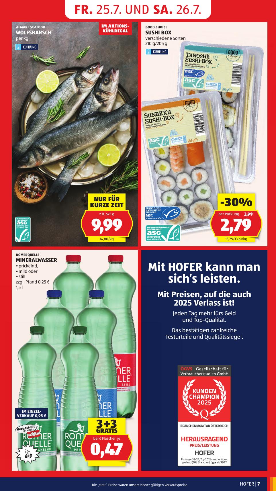 Hofer flyer page
