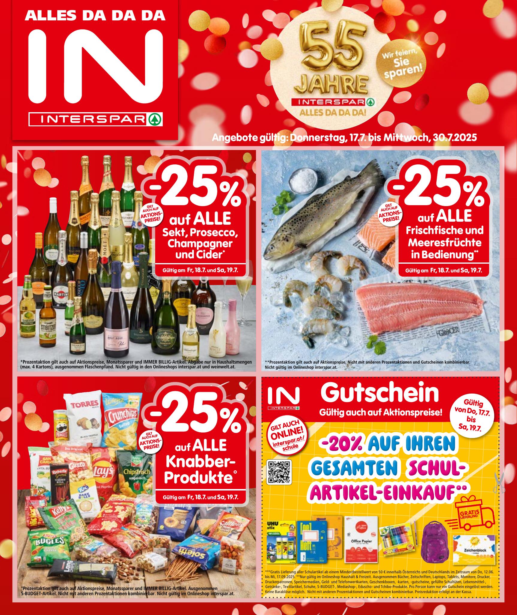 Interspar flyer page