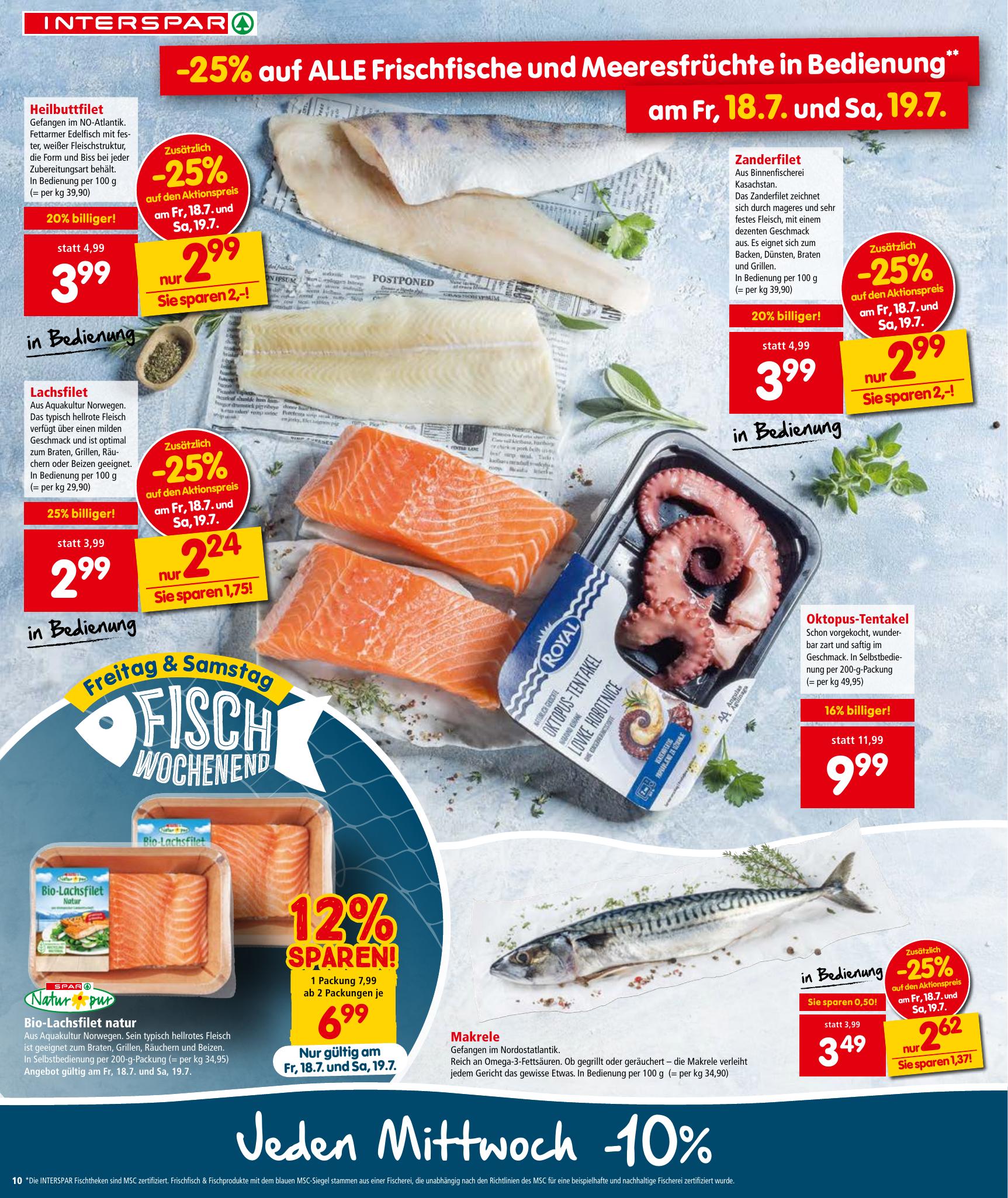 Interspar flyer page