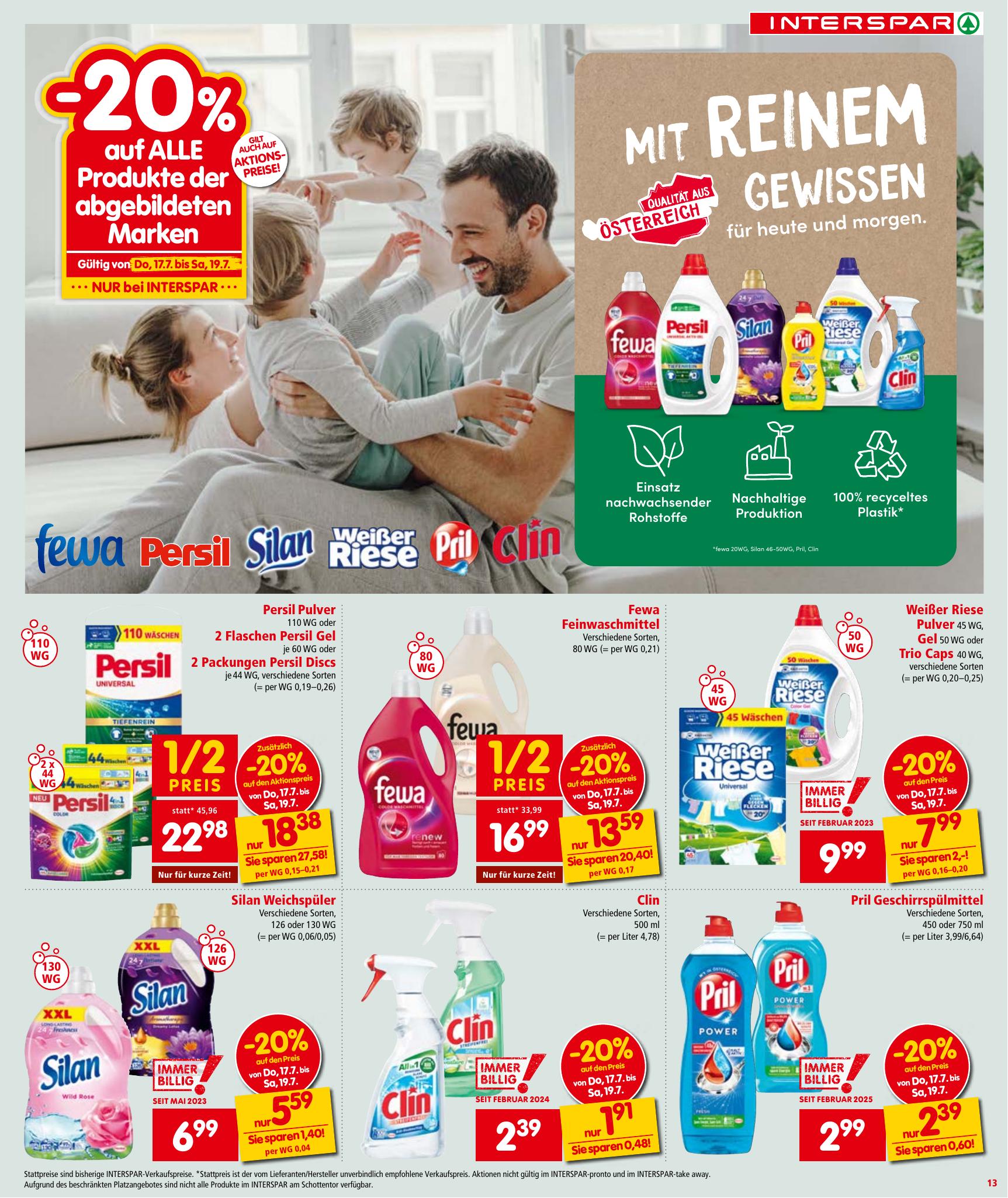 Interspar flyer page