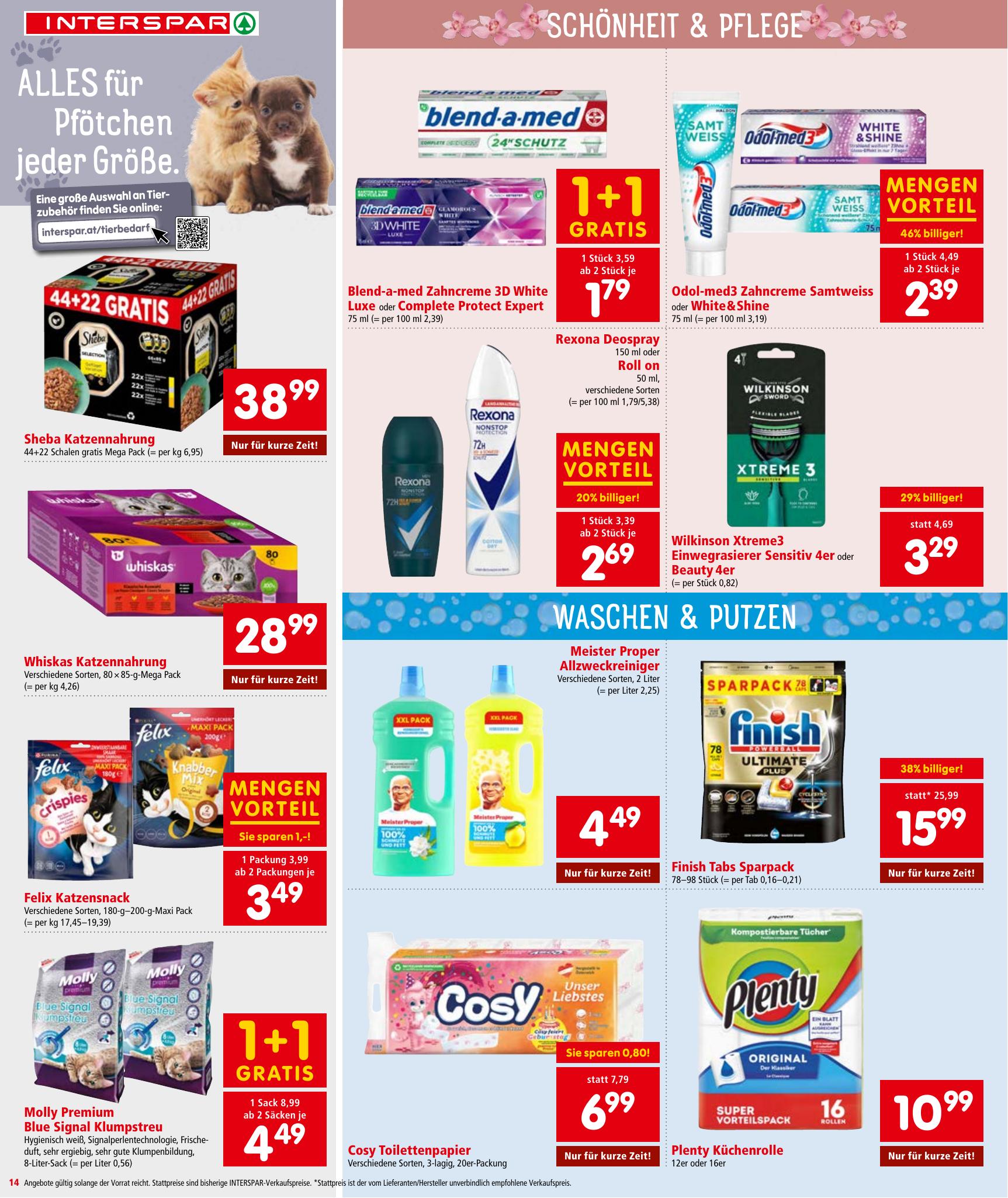 Interspar flyer page
