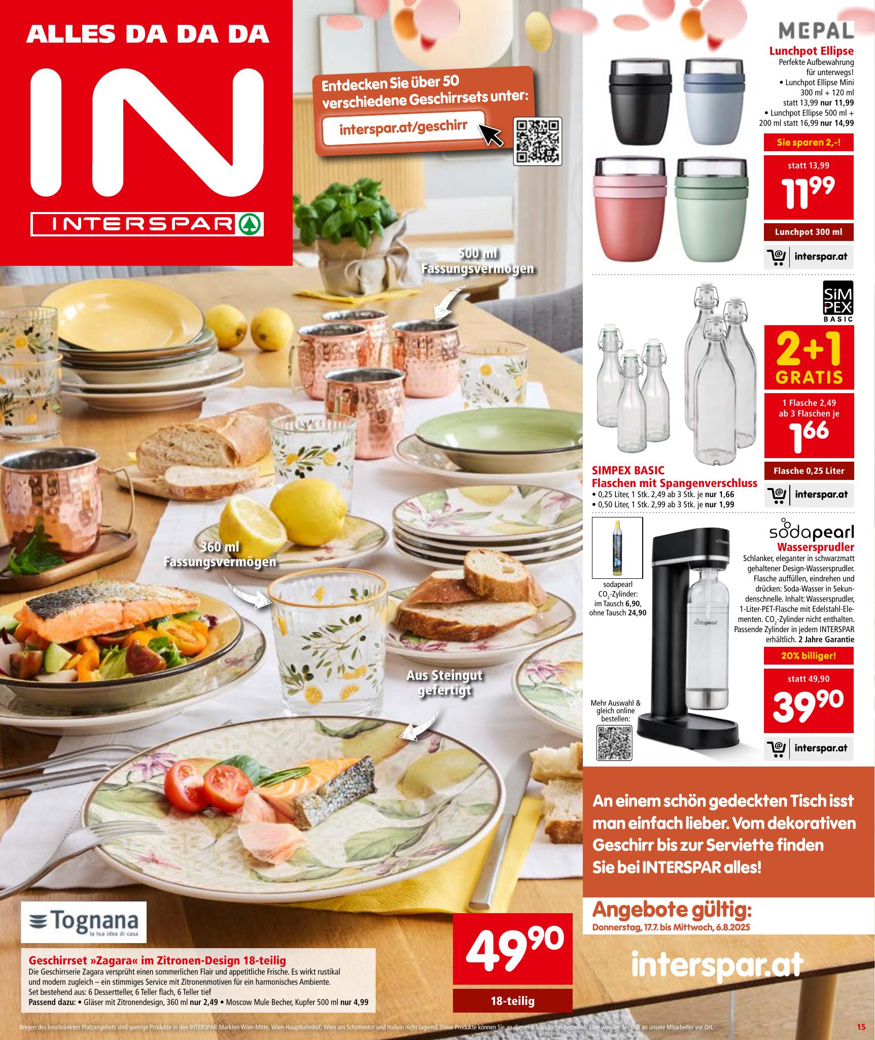 Interspar flyer page