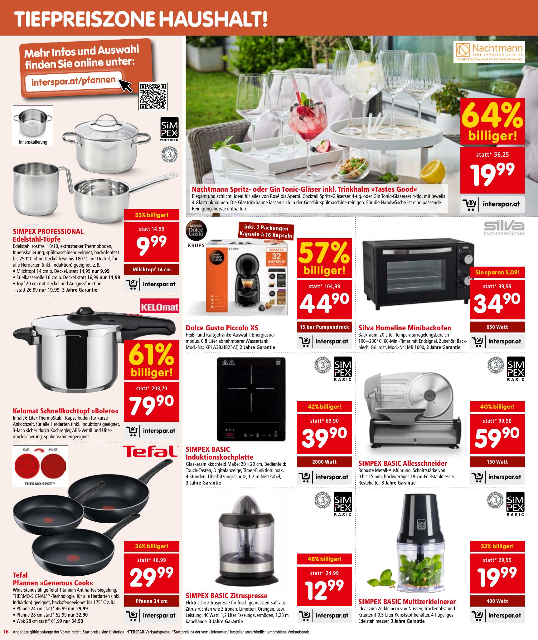 Interspar flyer page