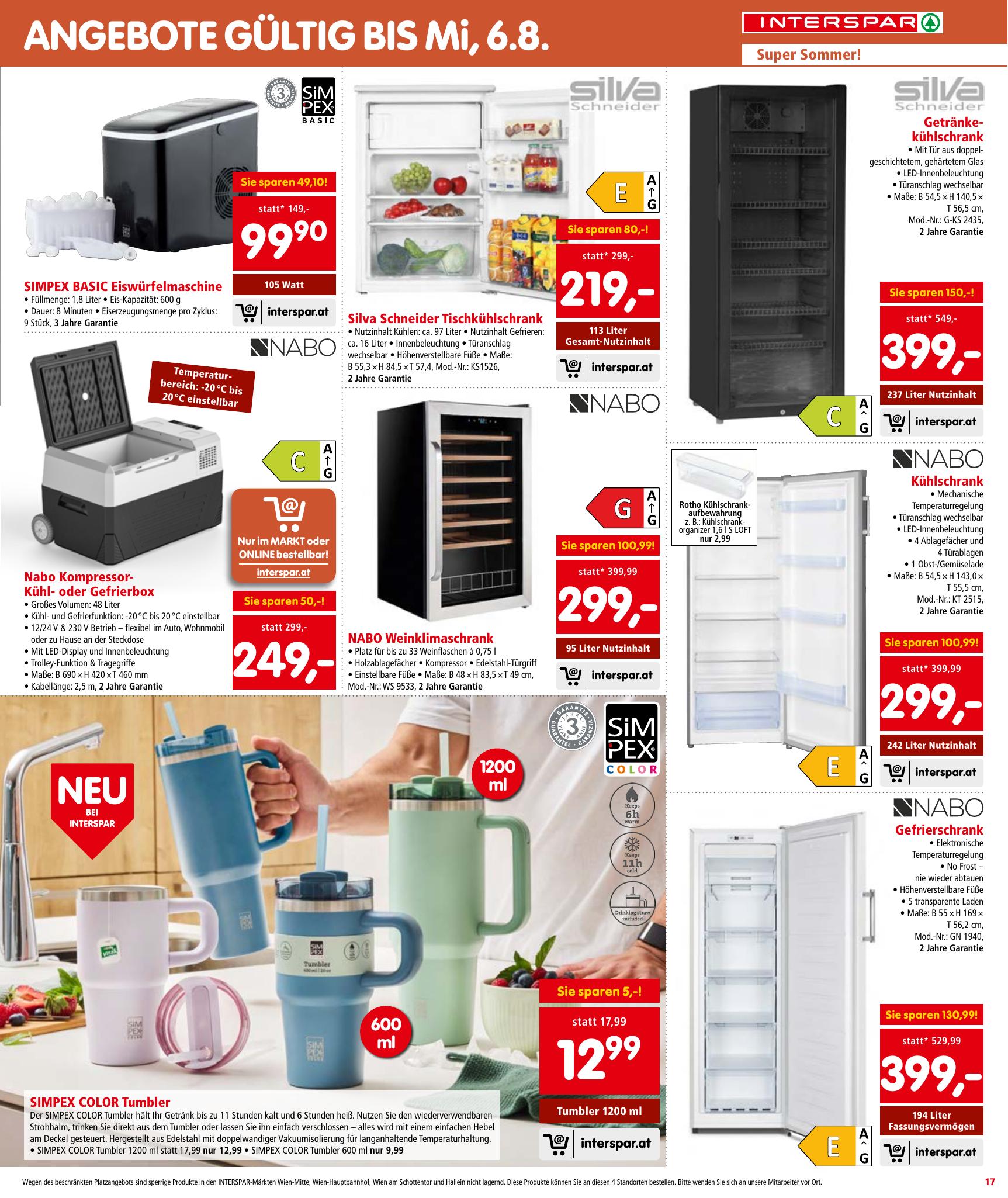Interspar flyer page