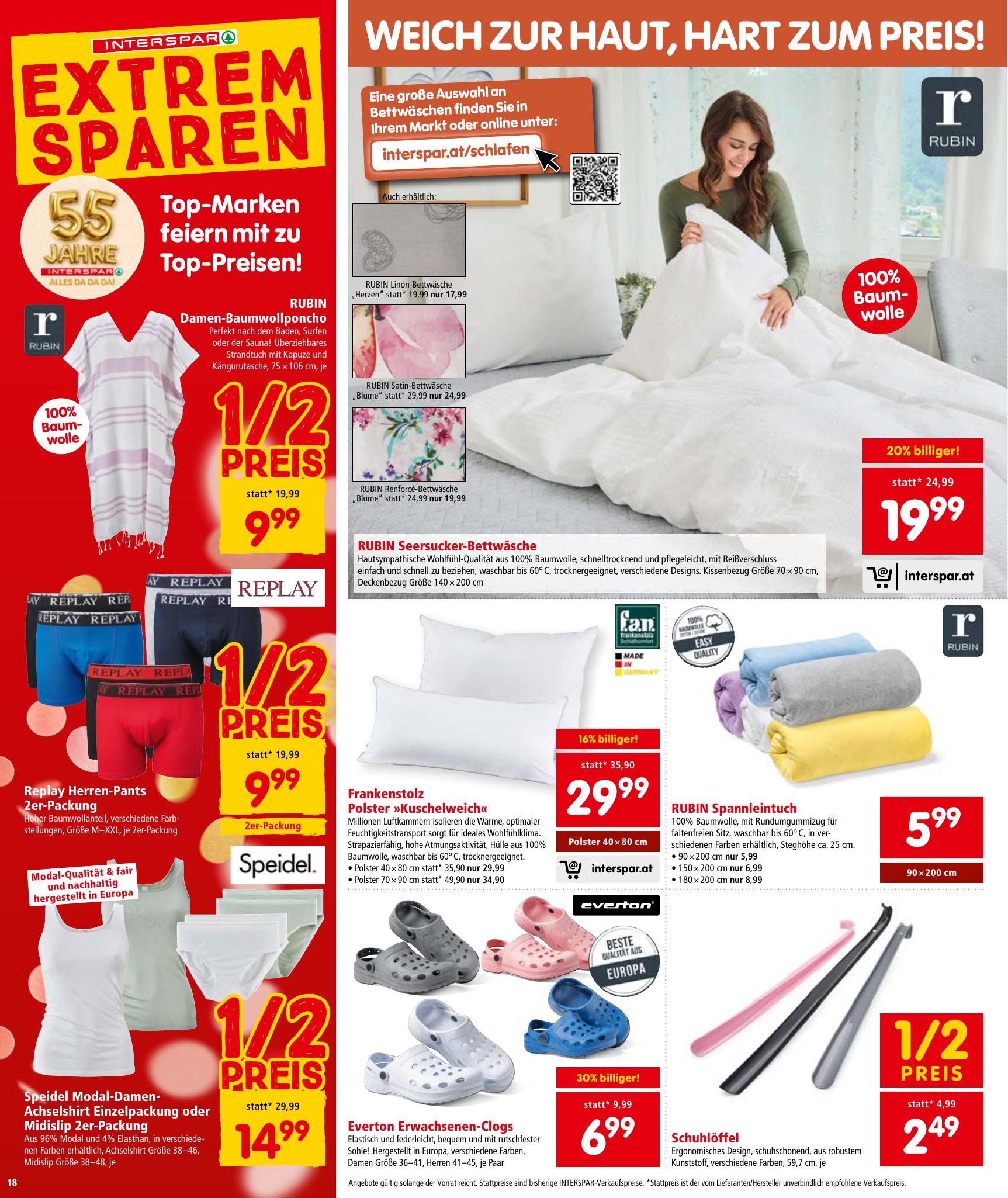 Interspar flyer page