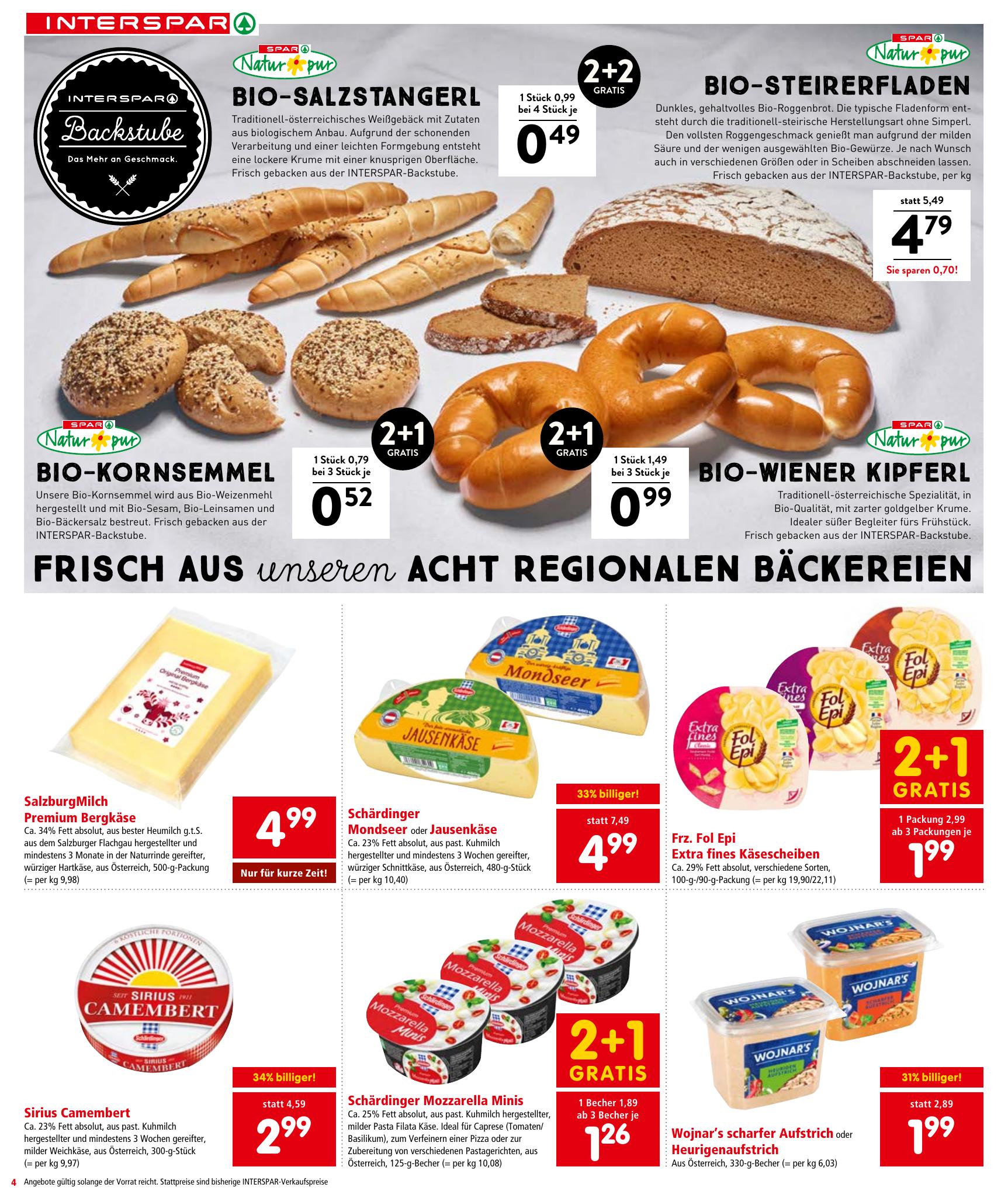 Interspar flyer page