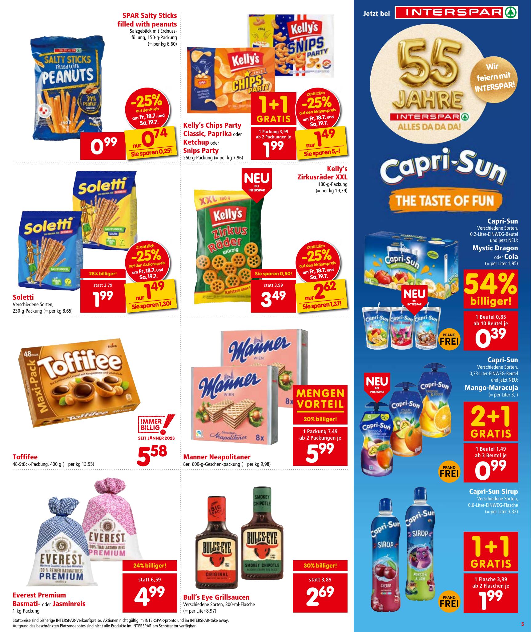 Interspar flyer page
