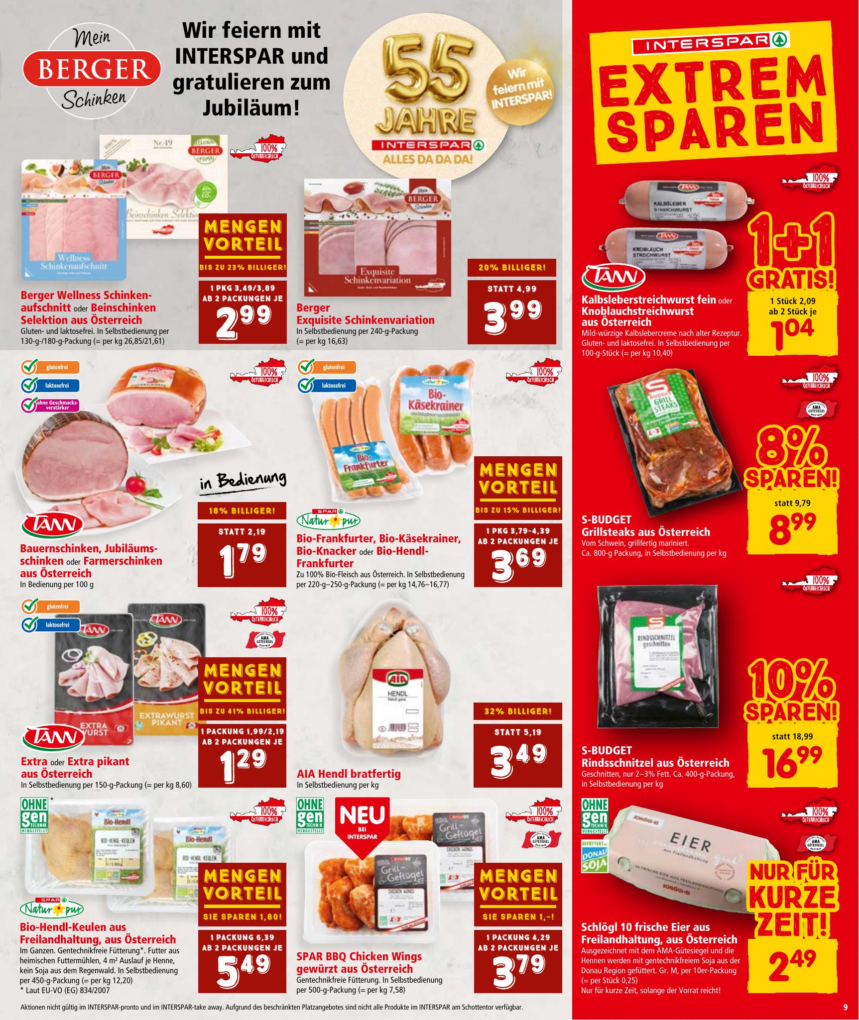 Interspar flyer page