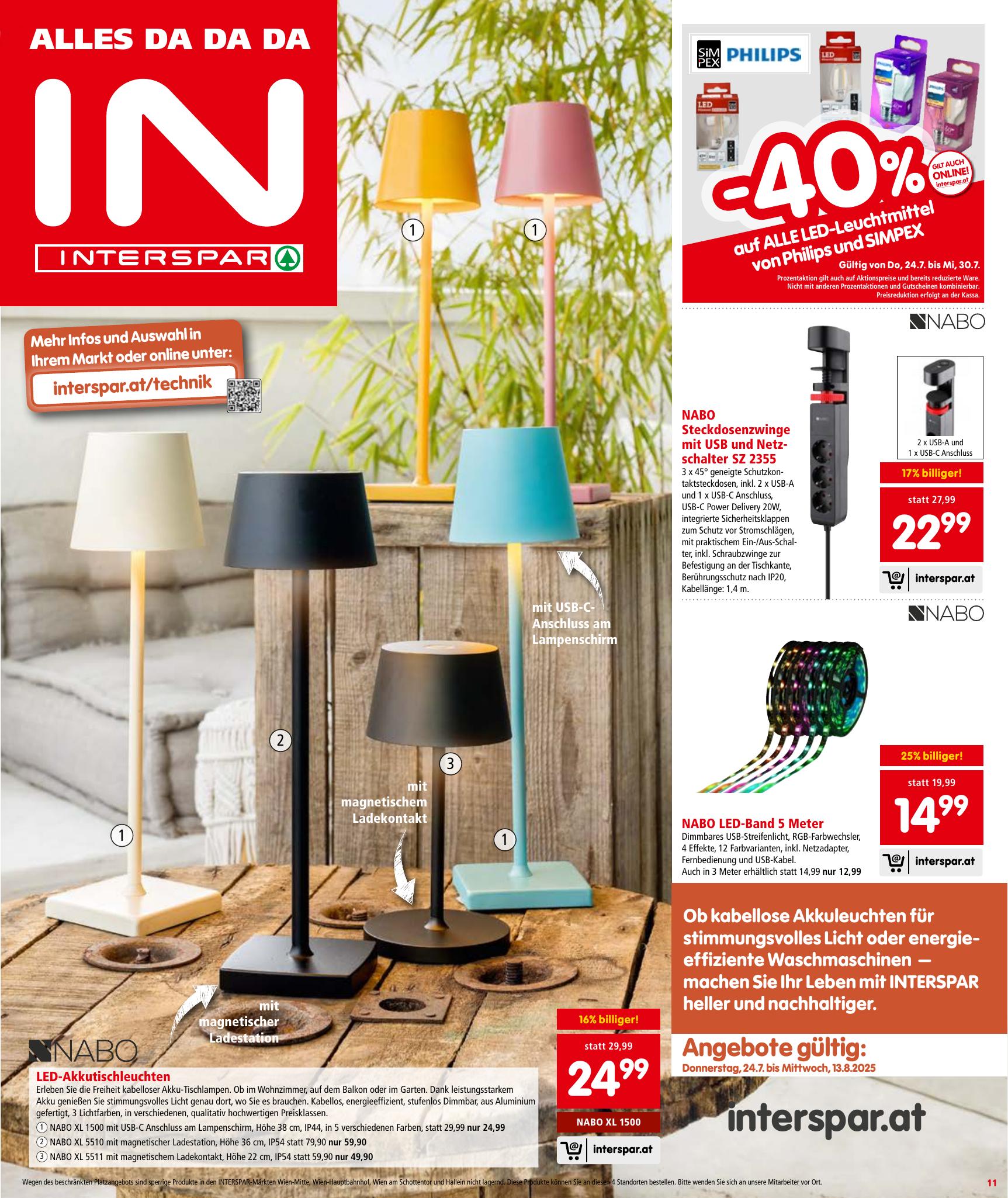 Interspar flyer page