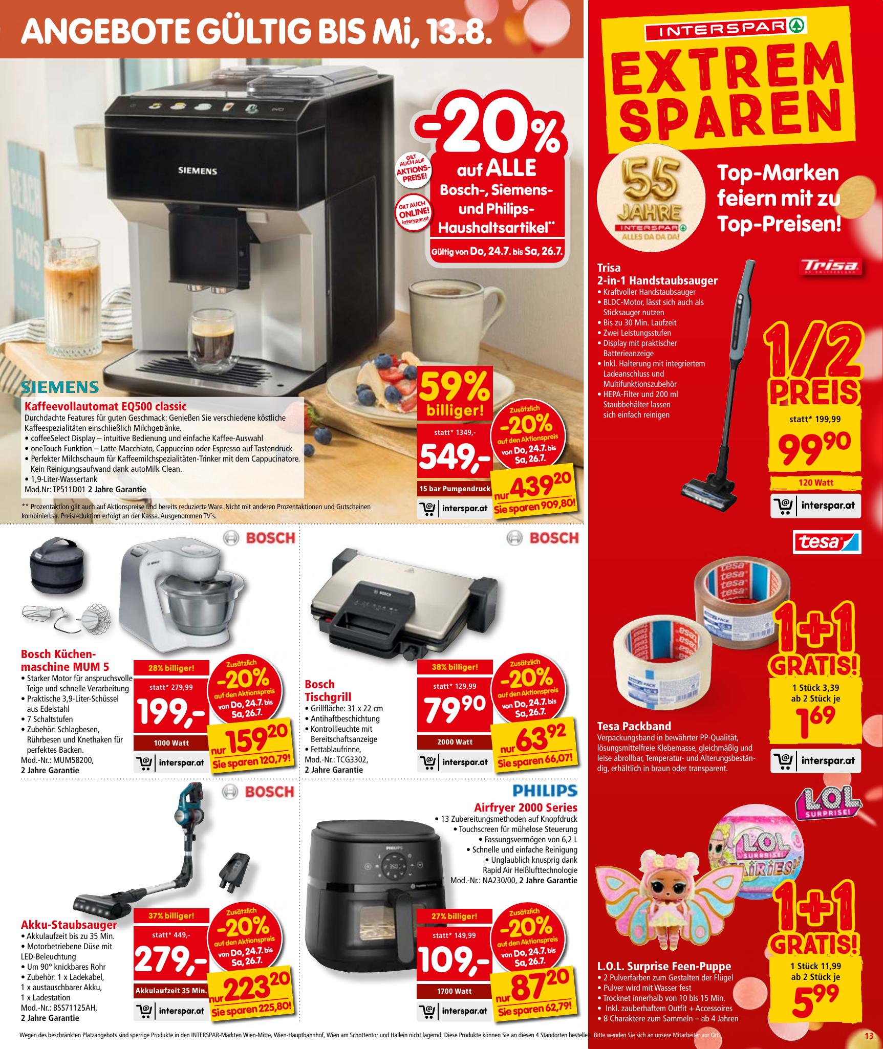 Interspar flyer page