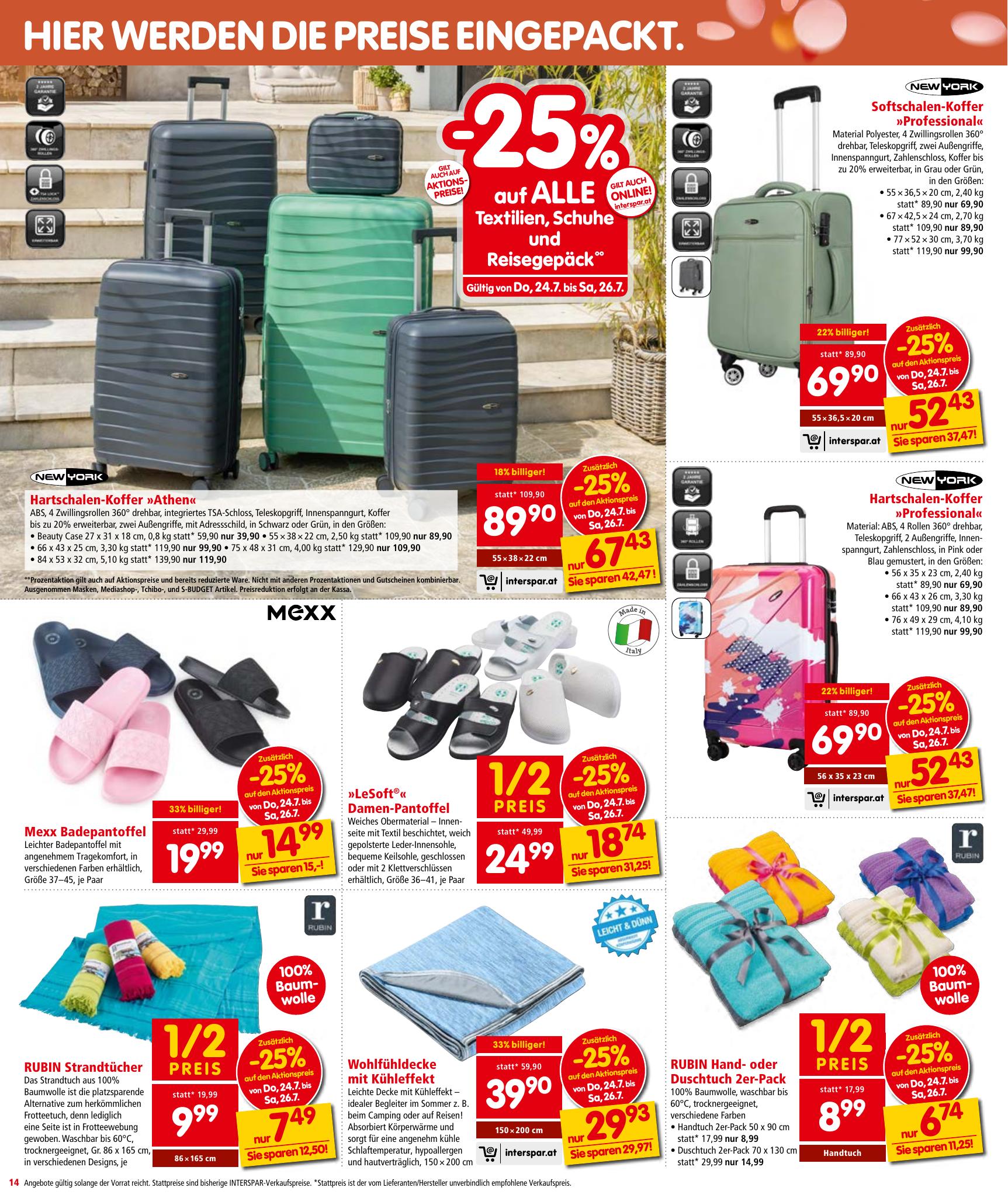 Interspar flyer page