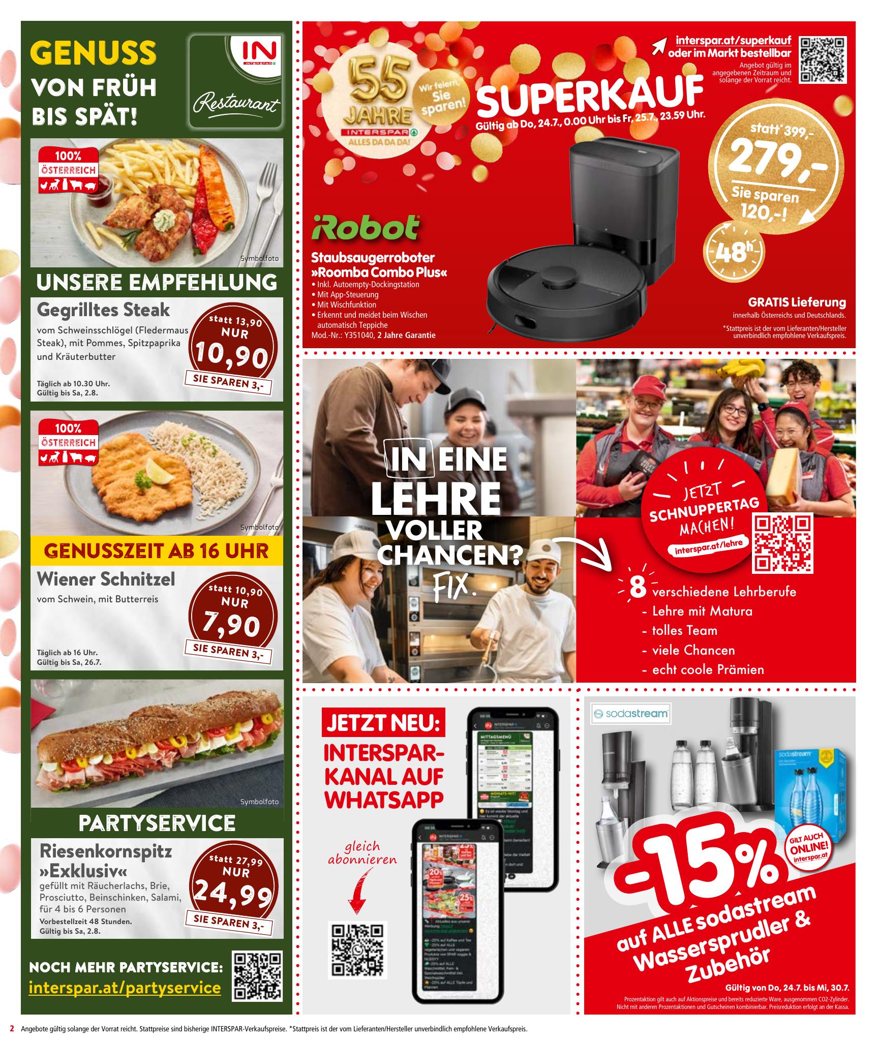 Interspar flyer page