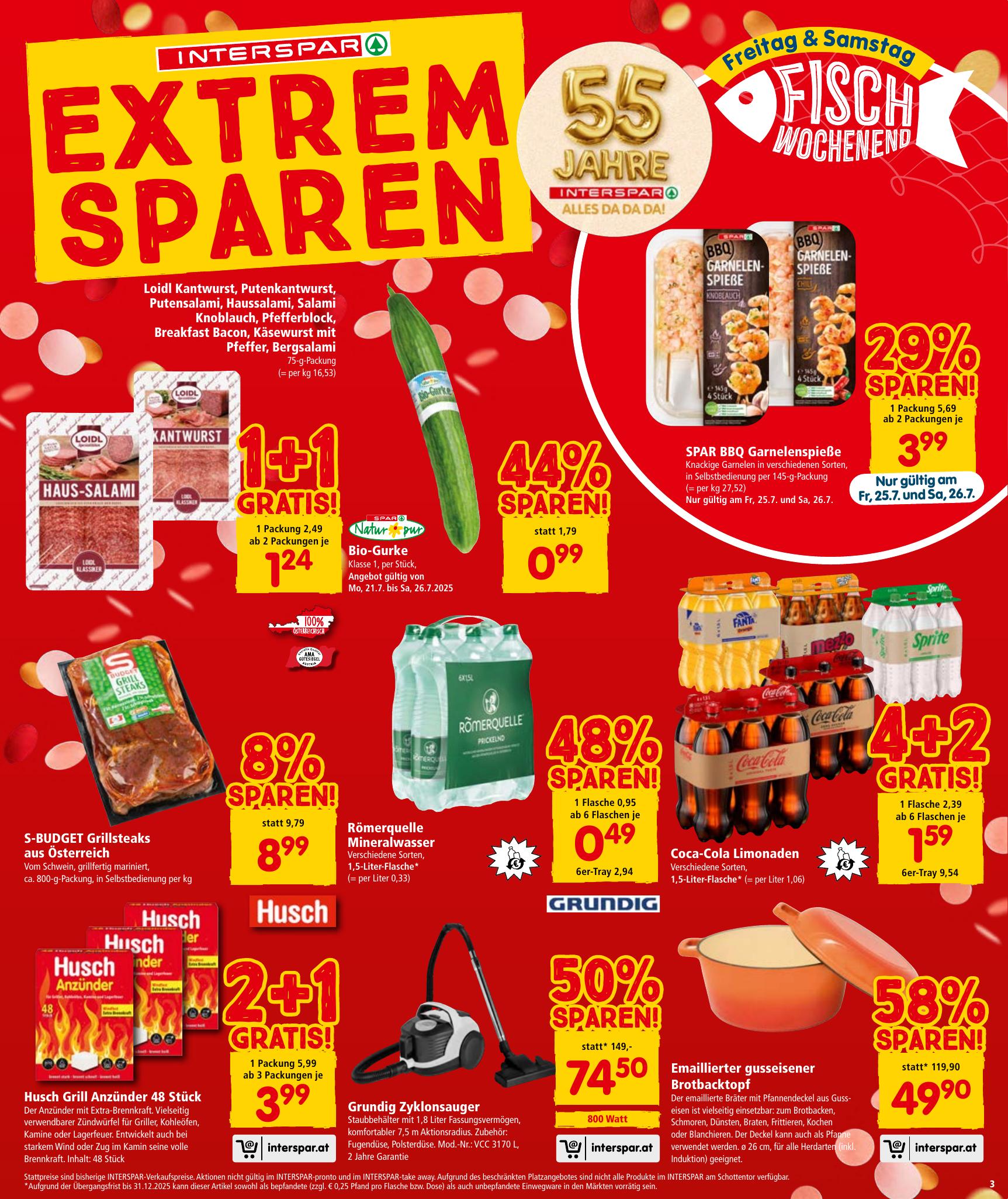 Interspar flyer page