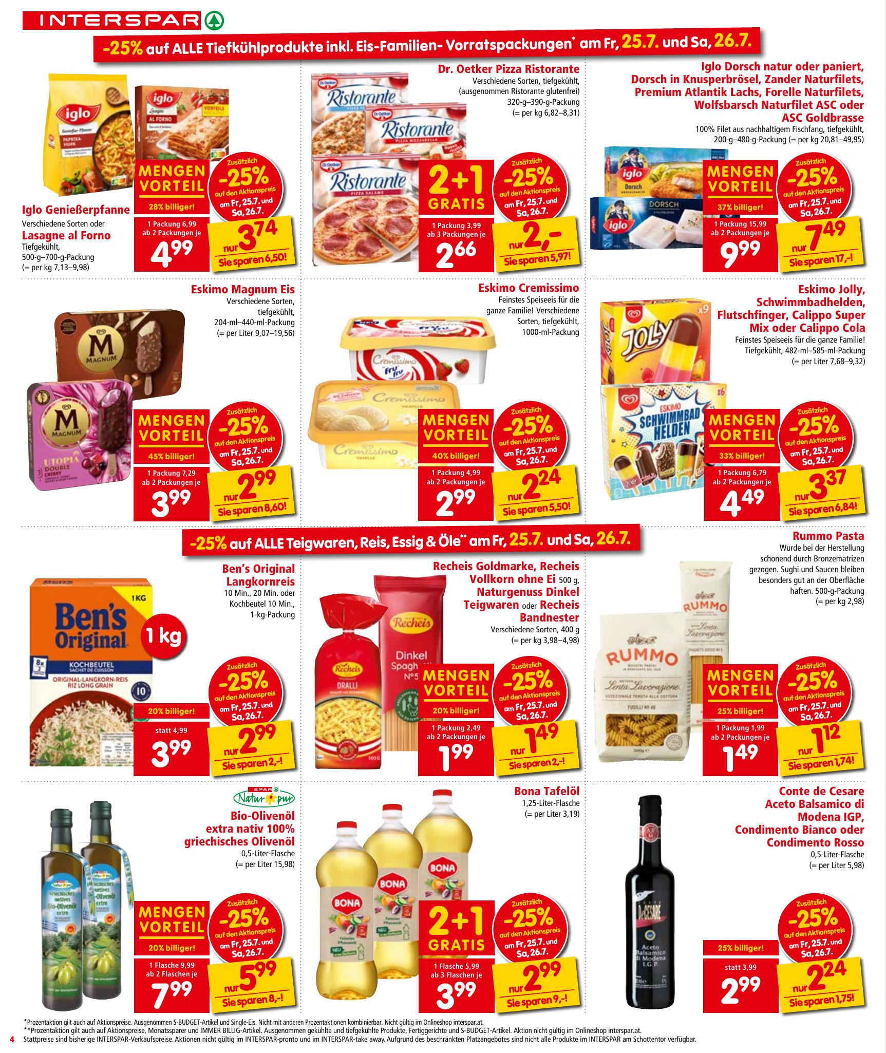 Interspar flyer page