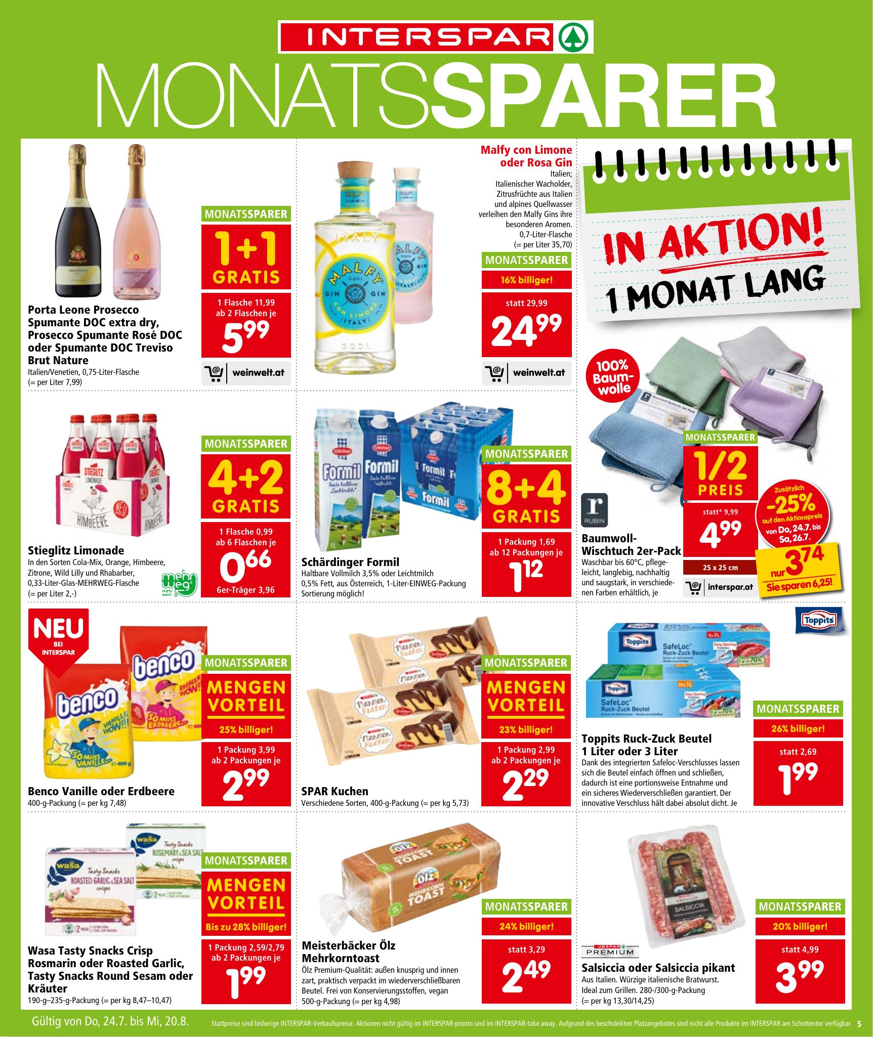 Interspar flyer page