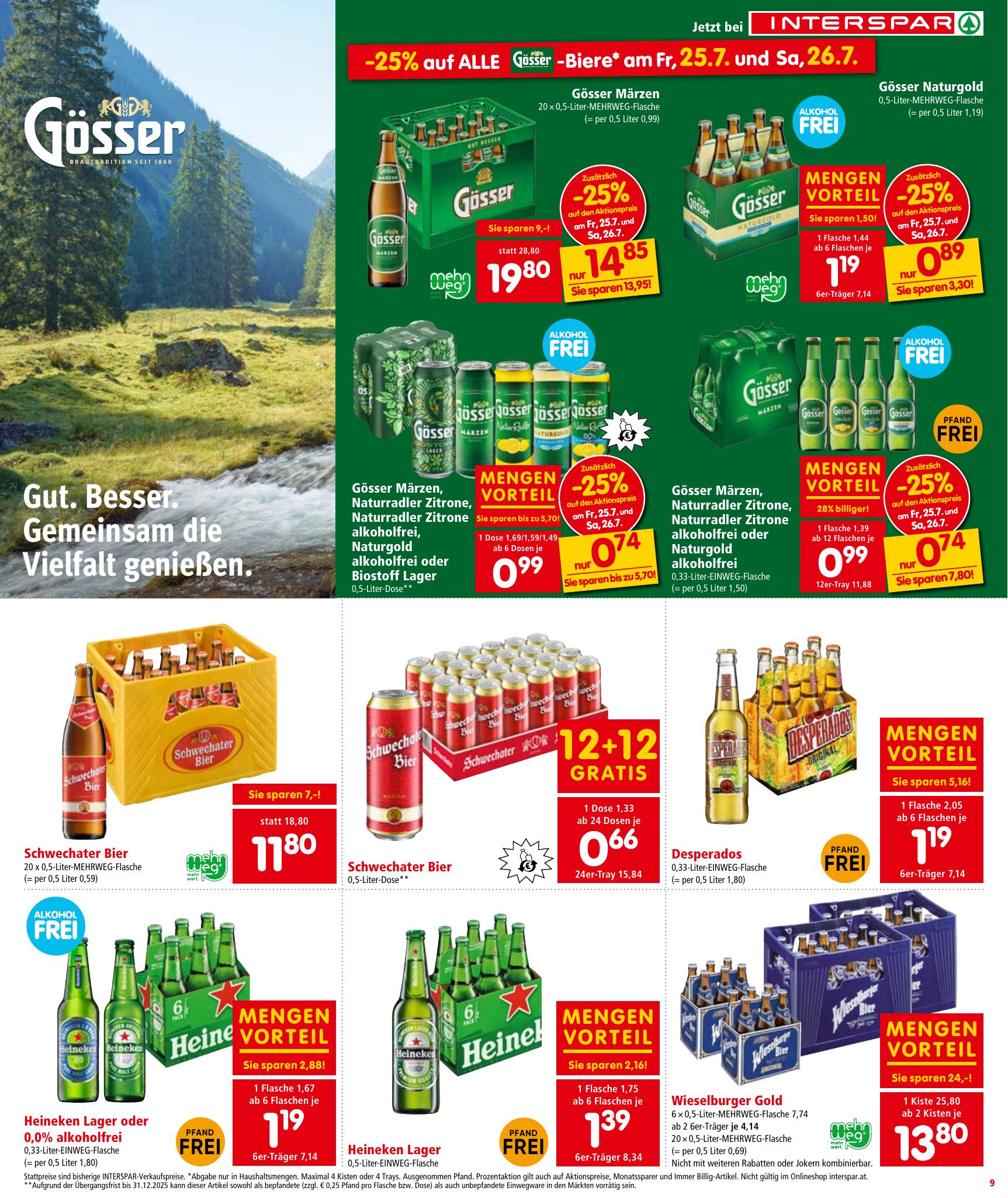 Interspar flyer page
