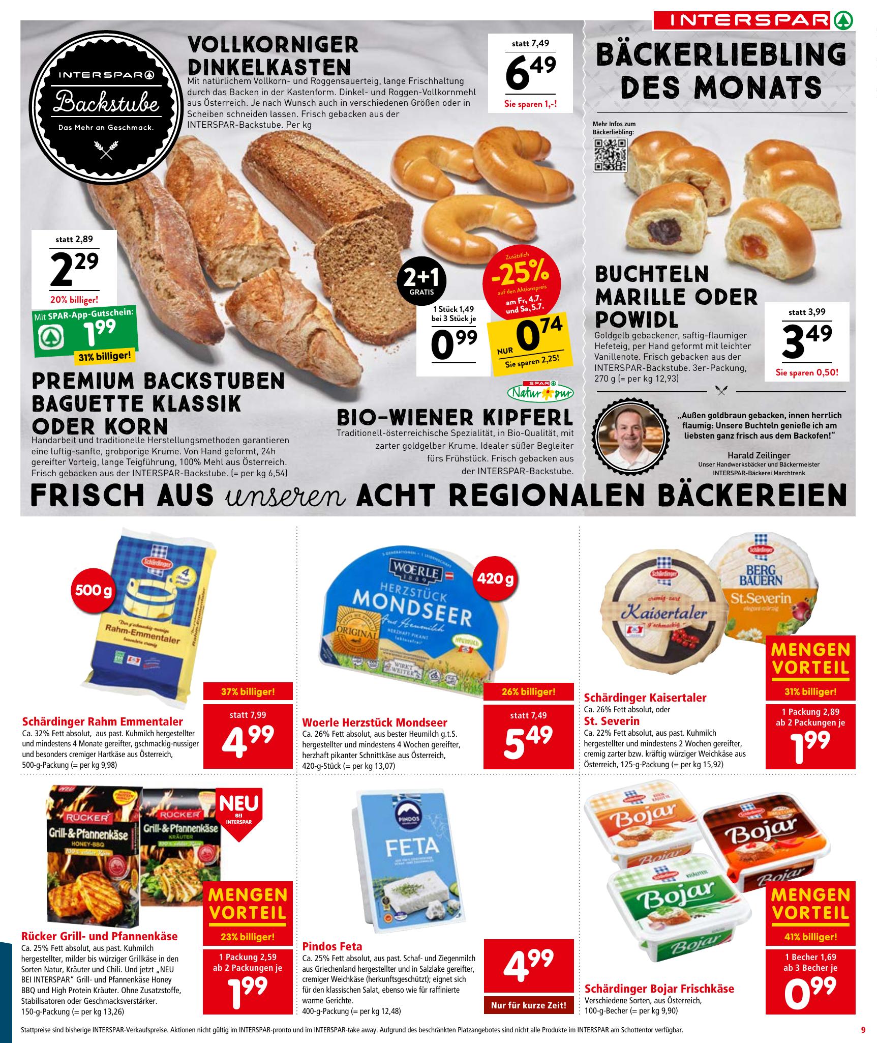 Interspar flyer page