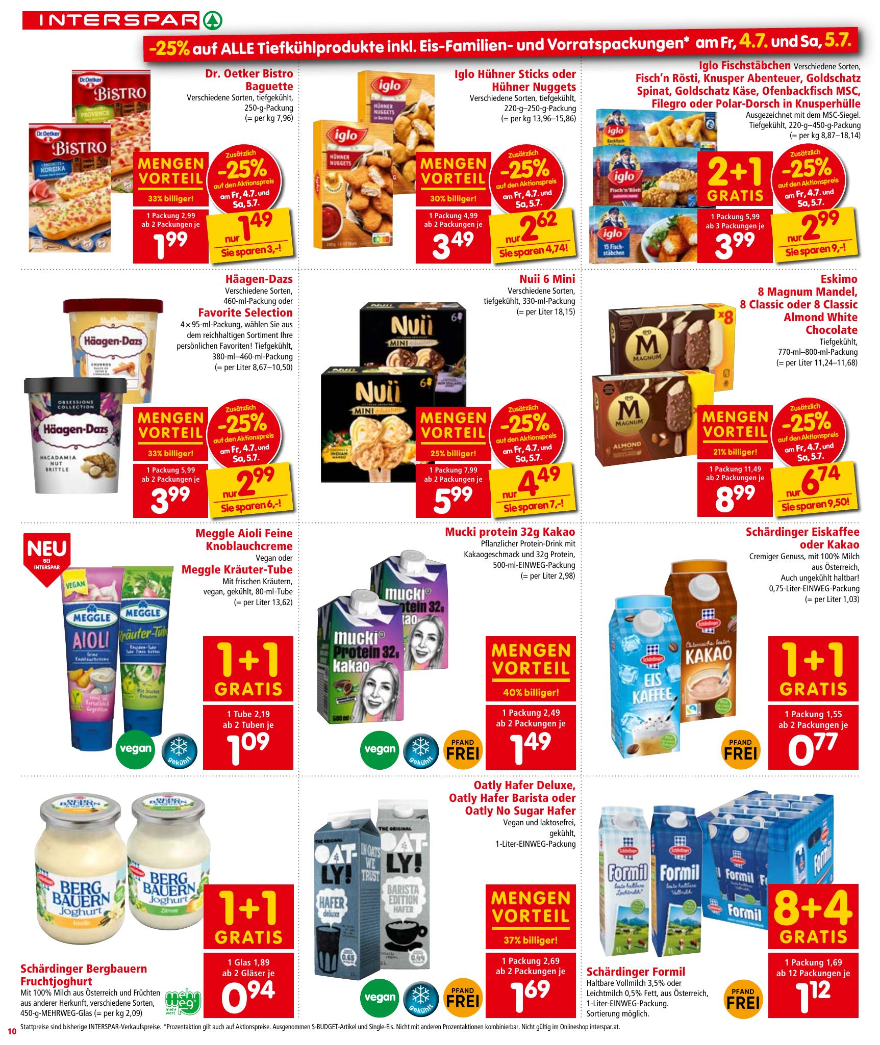 Interspar flyer page