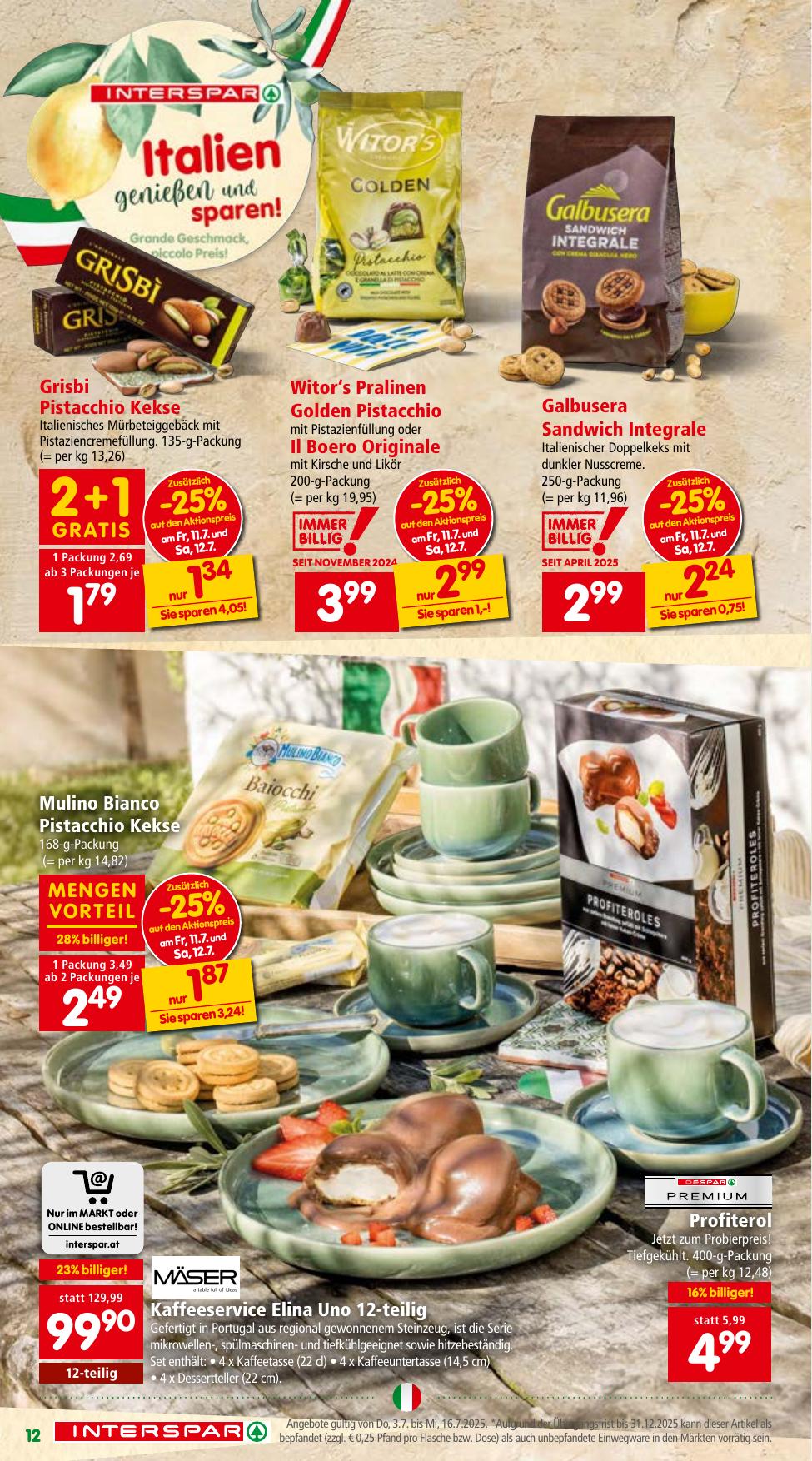 Interspar flyer page