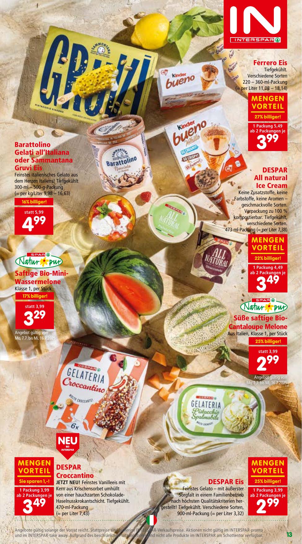 Interspar flyer page