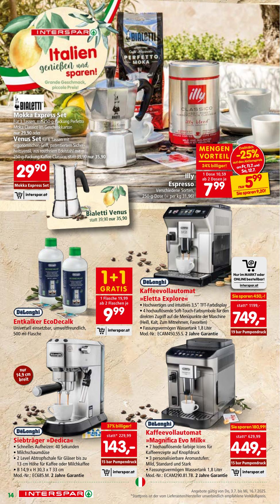 Interspar flyer page
