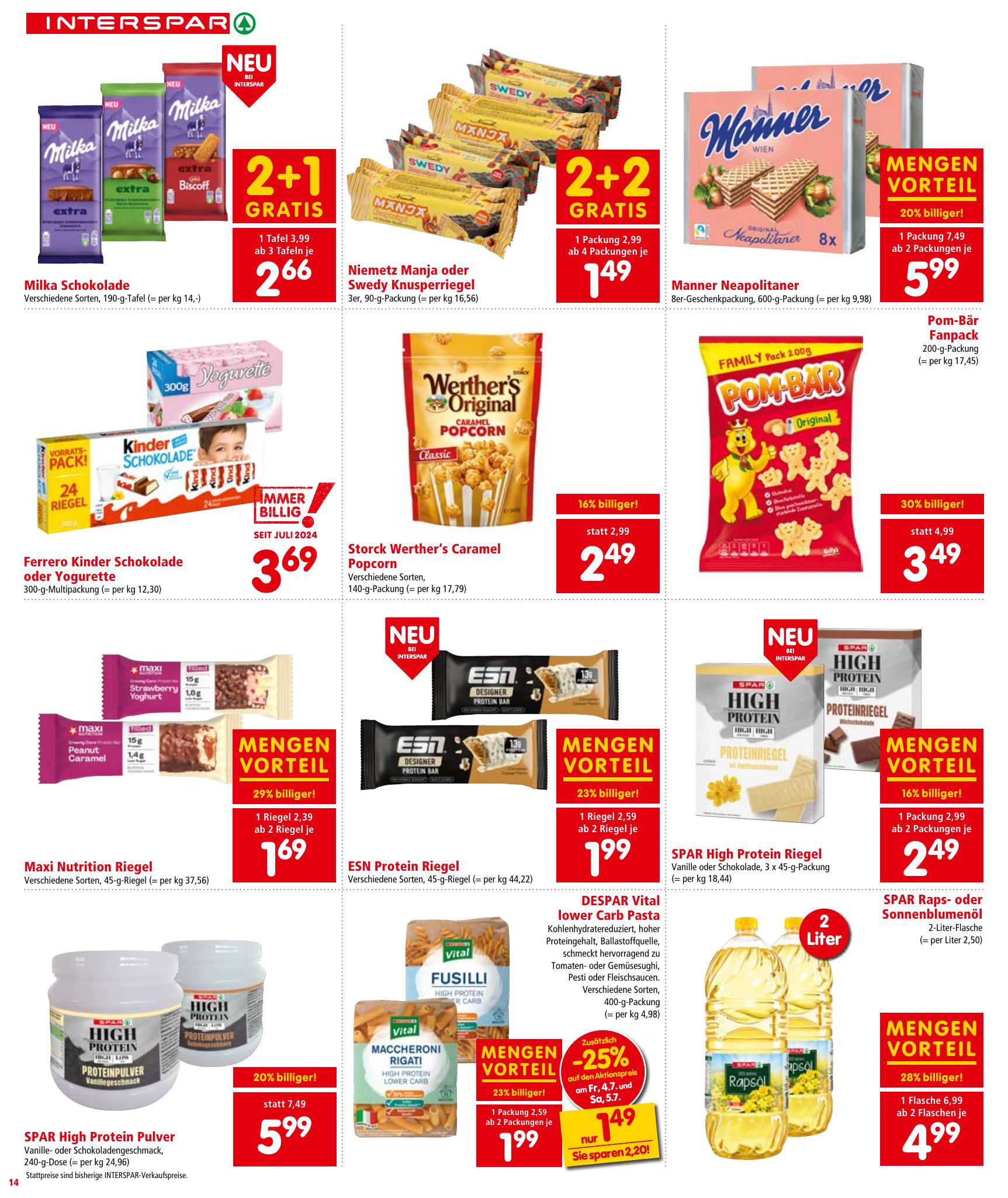 Interspar flyer page