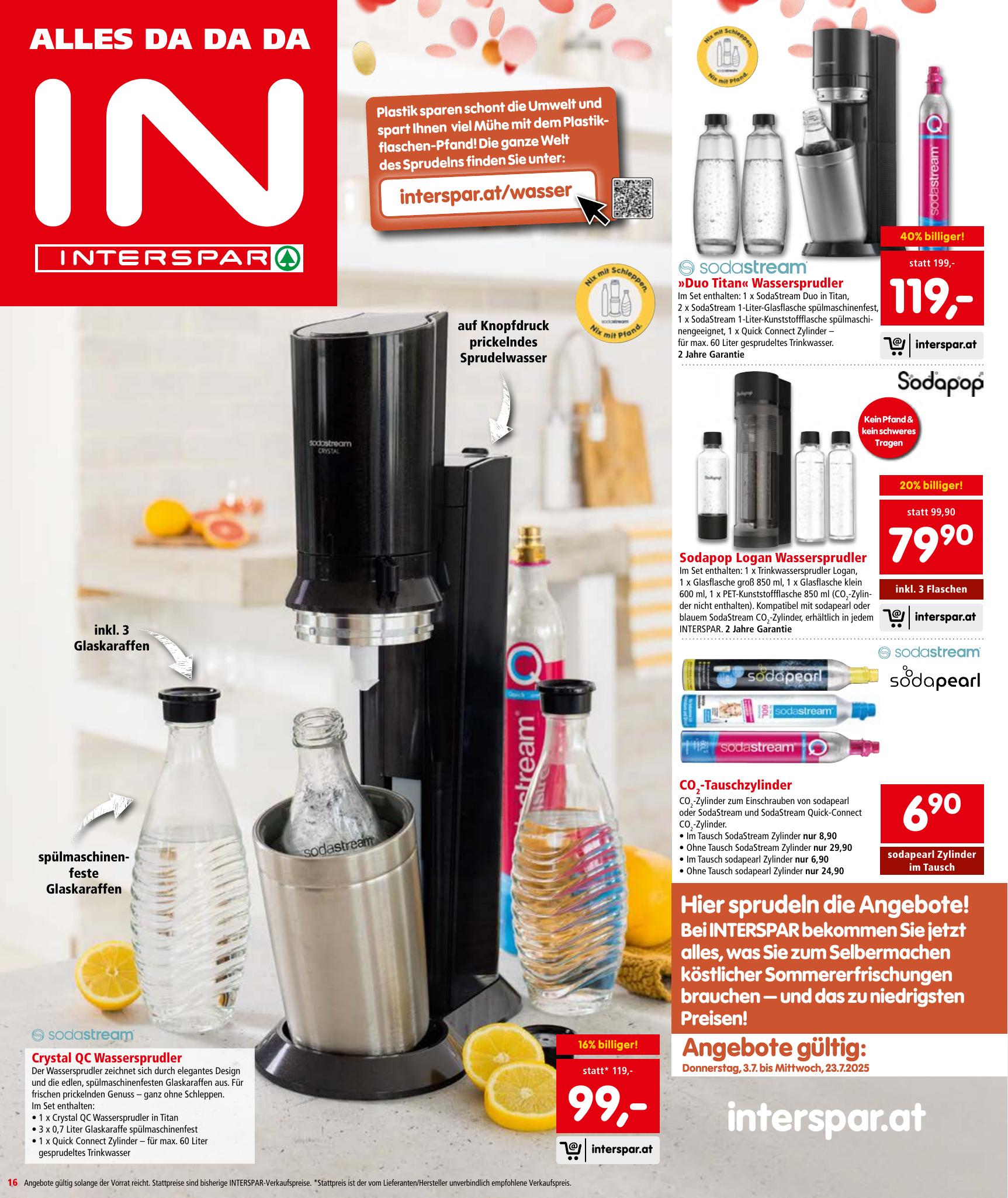 Interspar flyer page