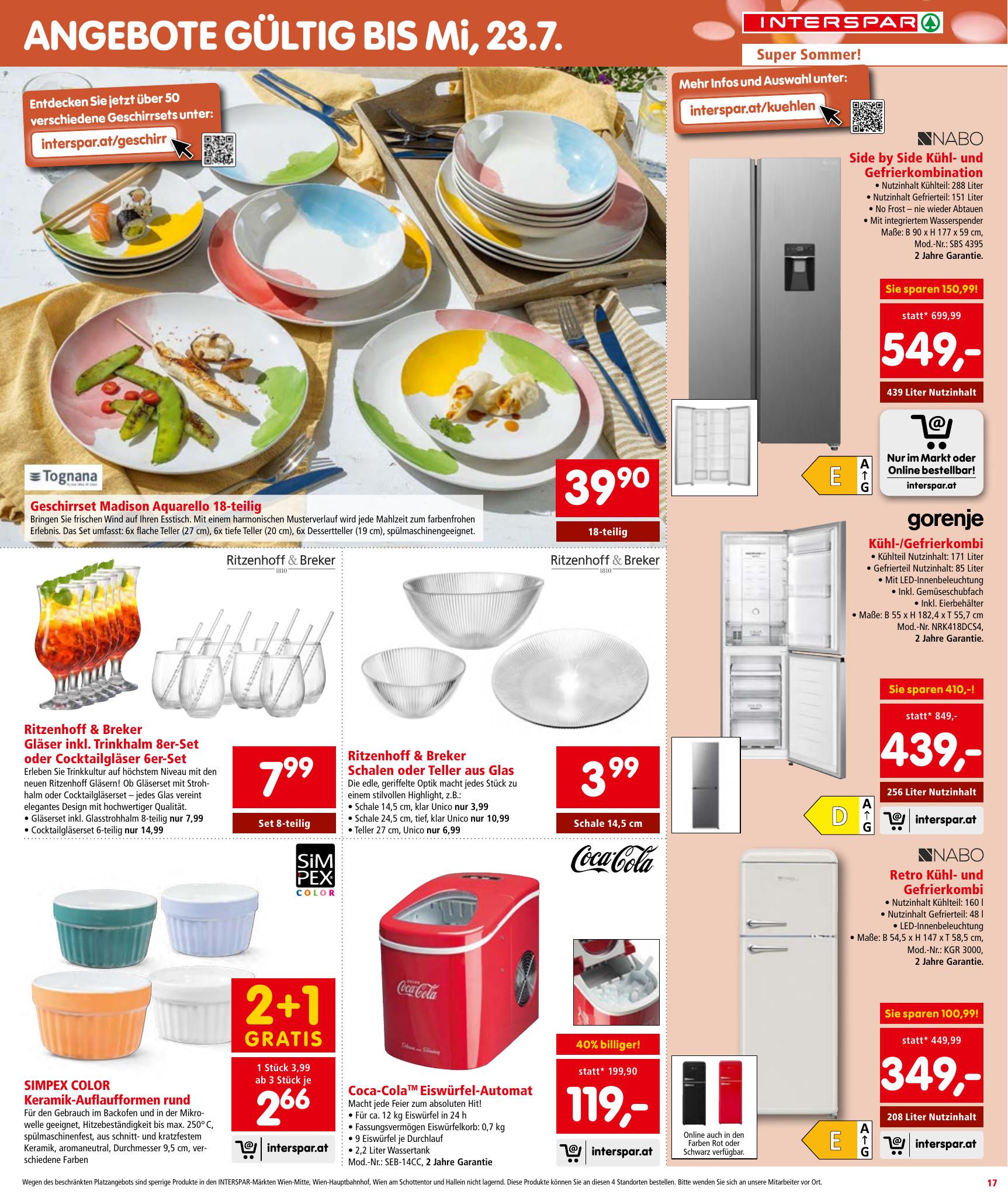 Interspar flyer page