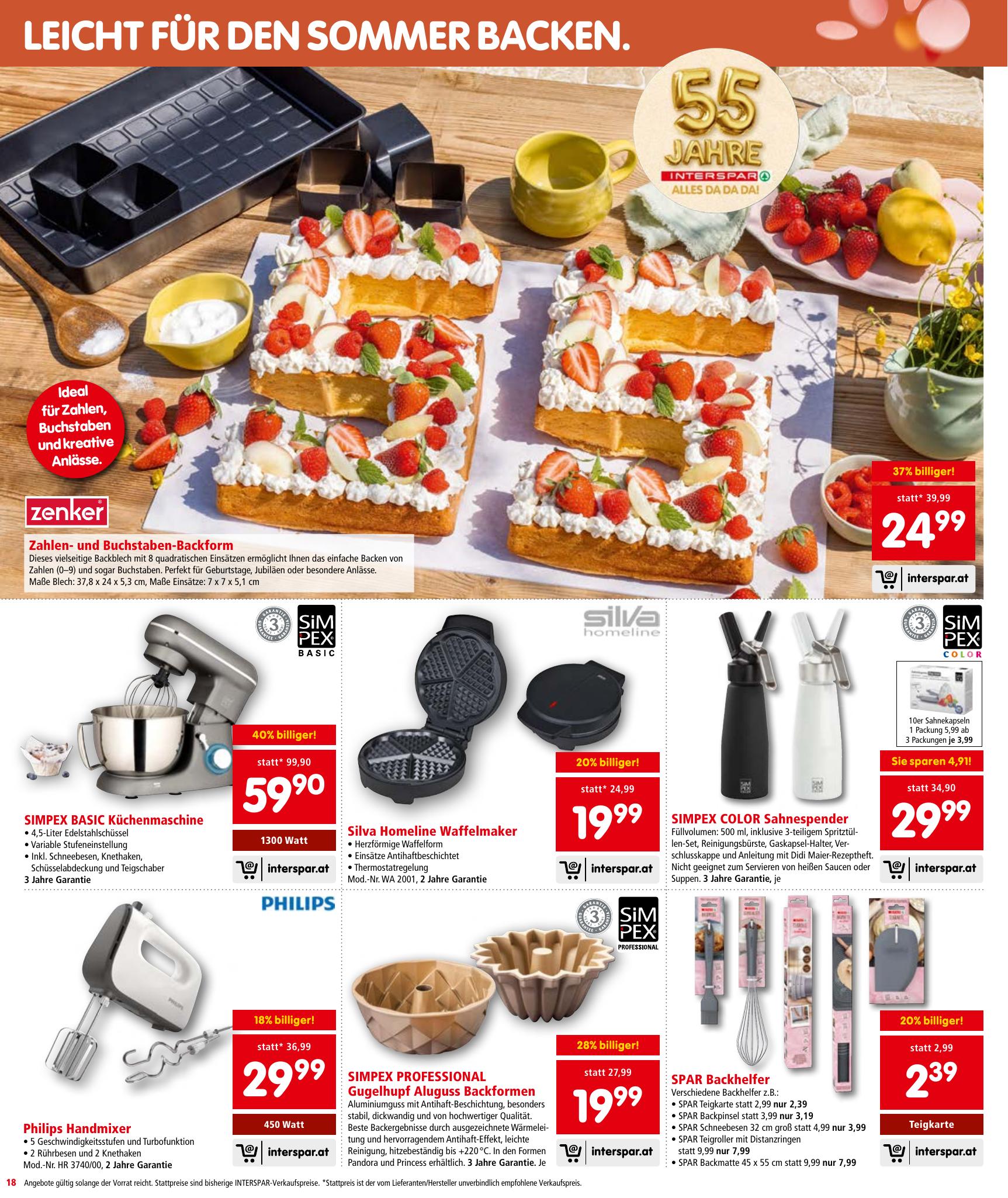 Interspar flyer page