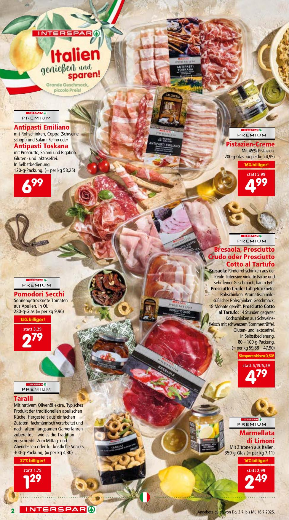 Interspar flyer page