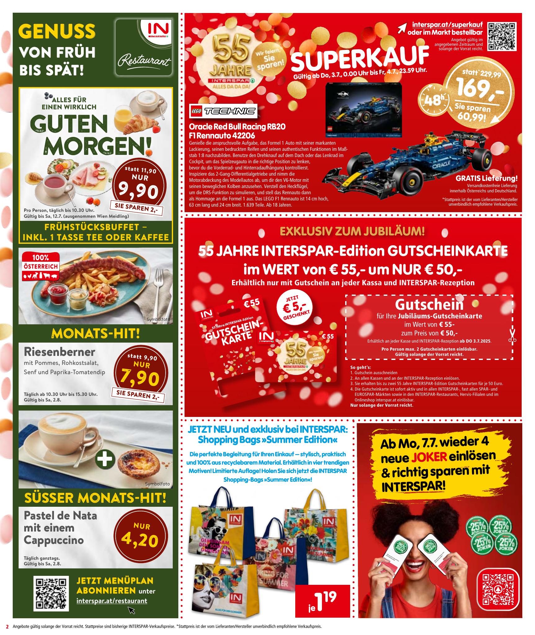 Interspar flyer page