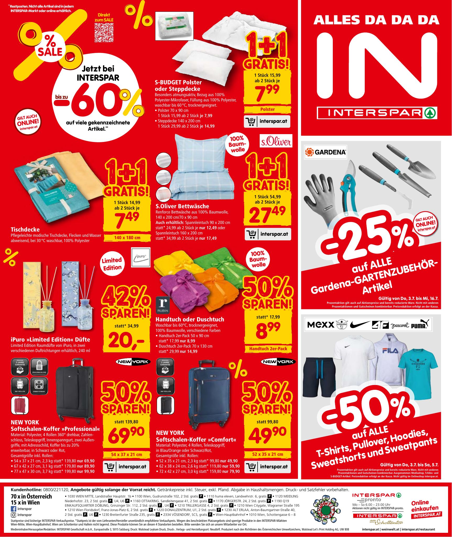 Interspar flyer page