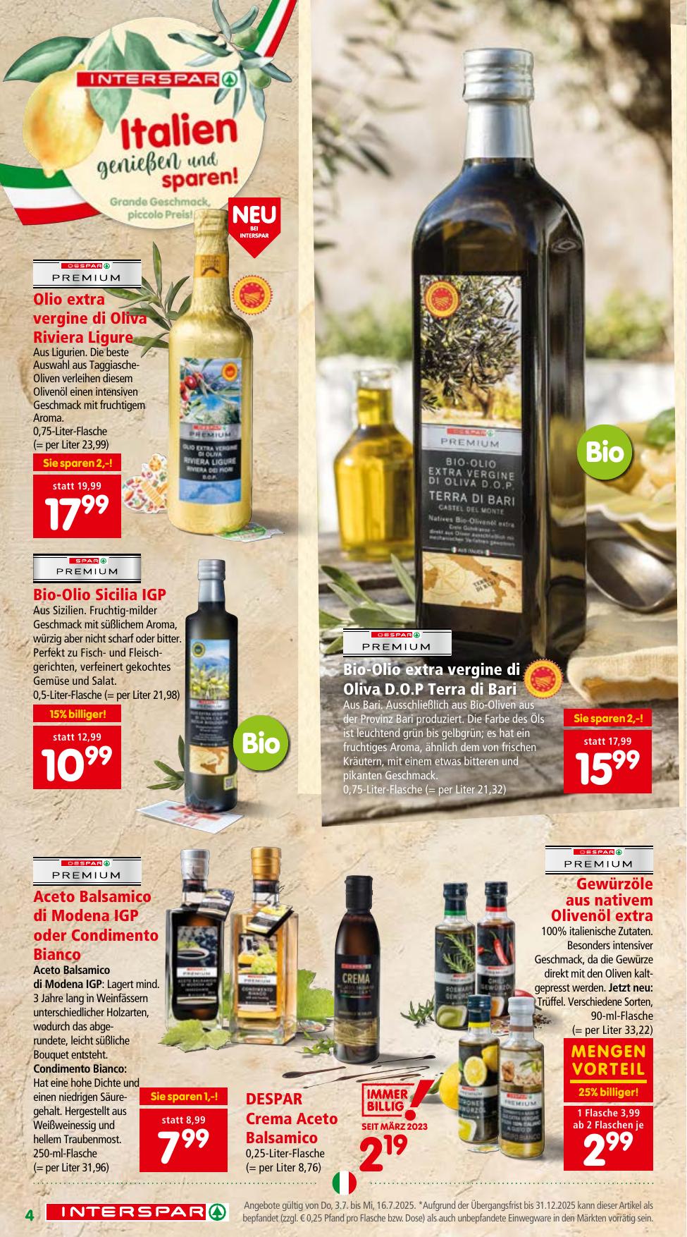 Interspar flyer page