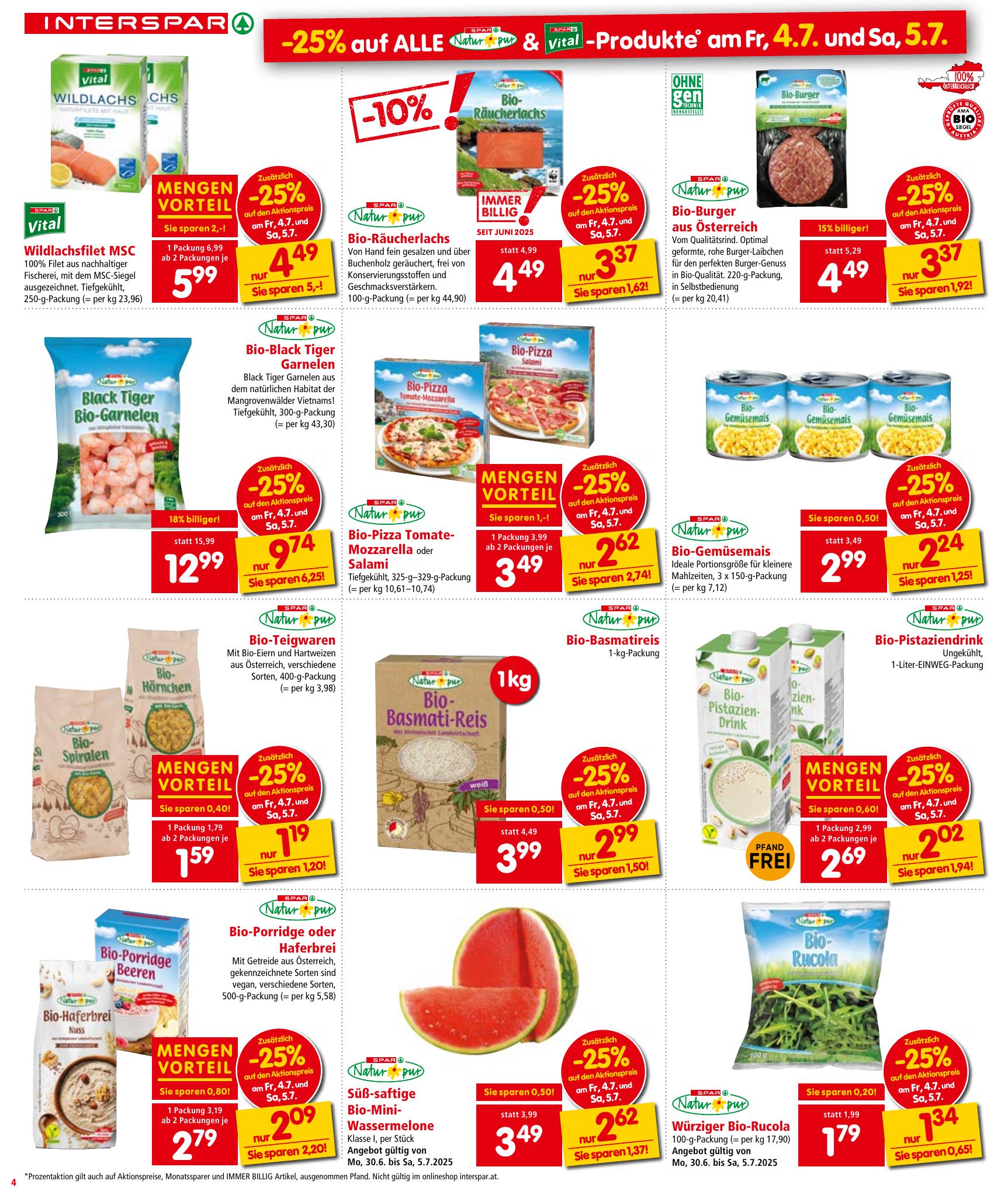 Interspar flyer page