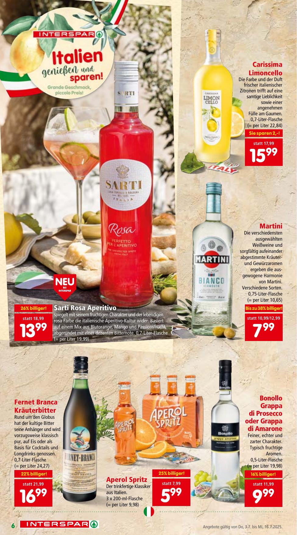Interspar flyer page