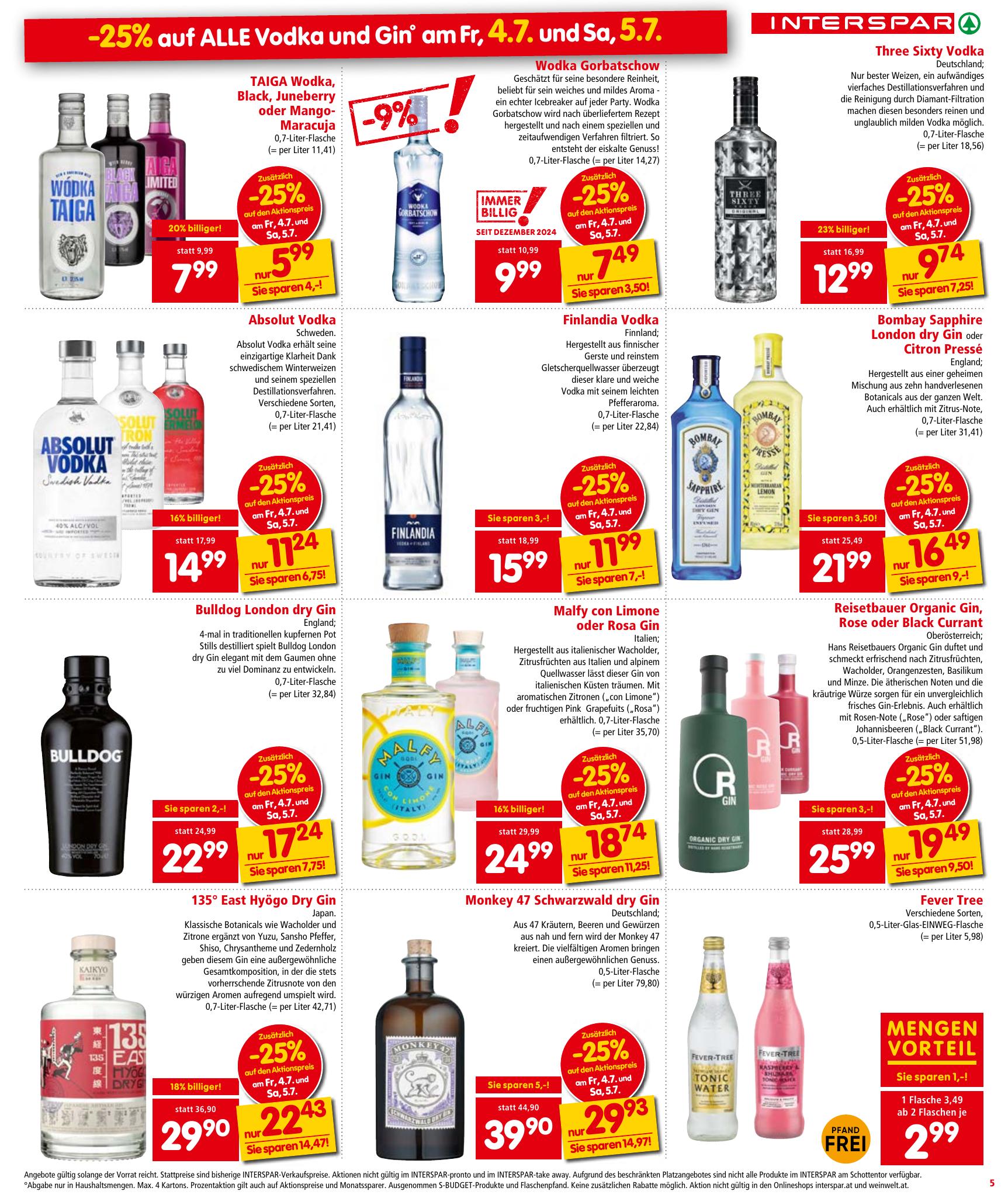 Interspar flyer page