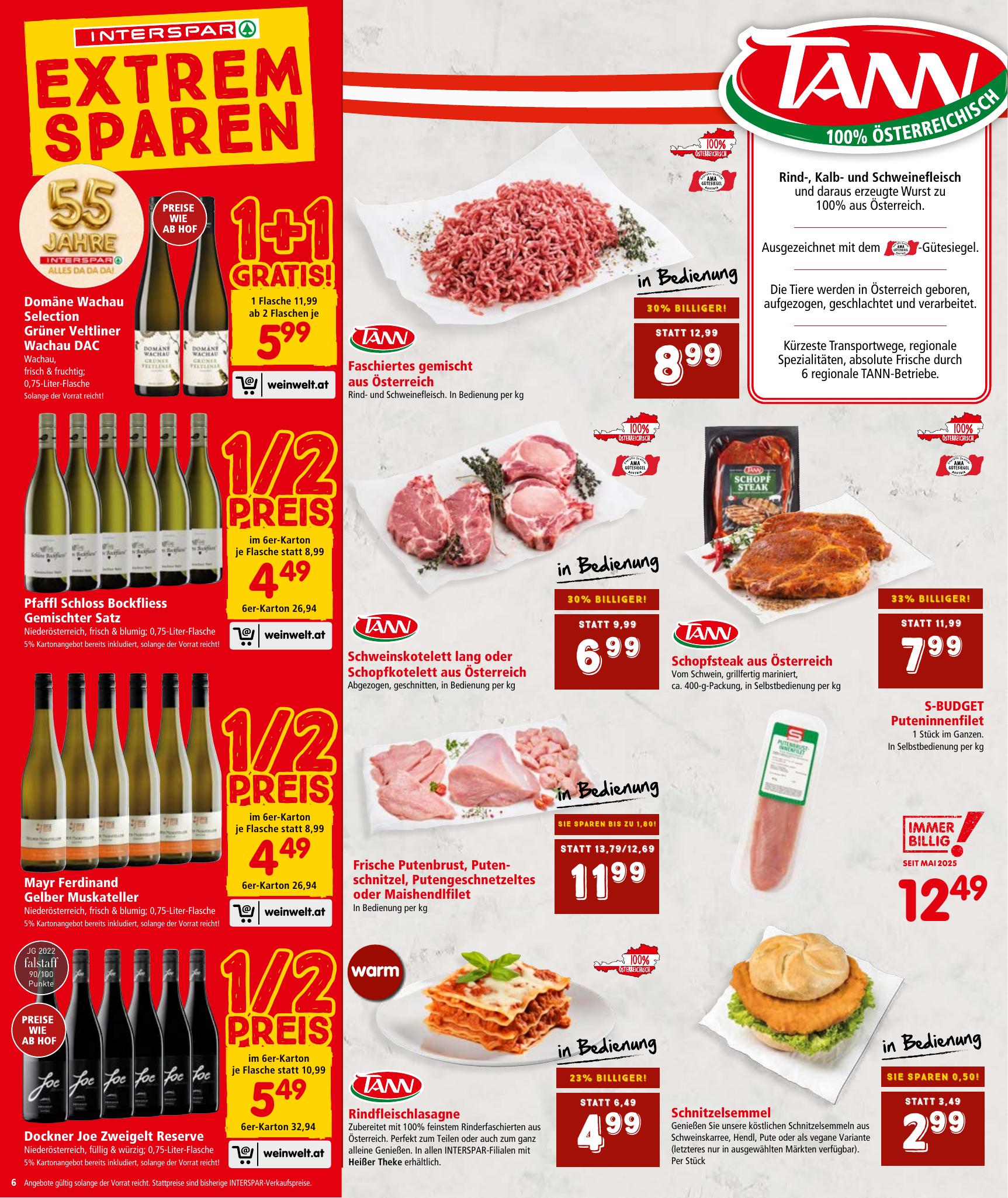 Interspar flyer page