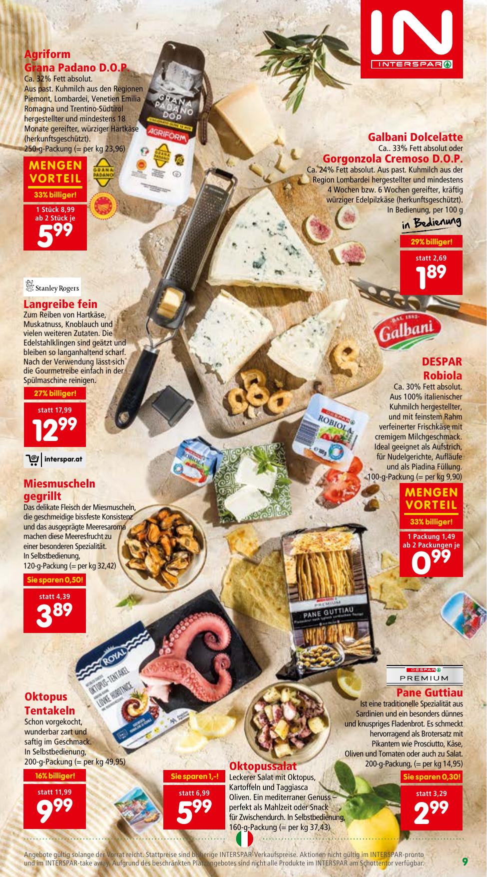 Interspar flyer page