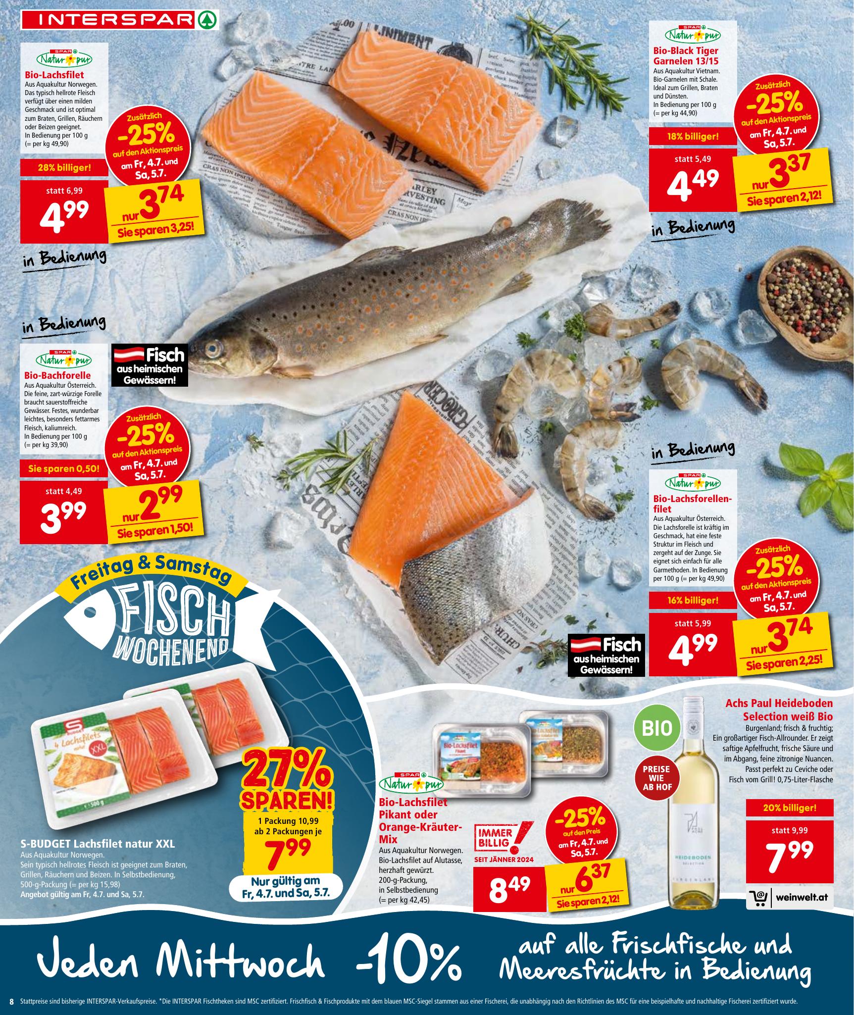Interspar flyer page