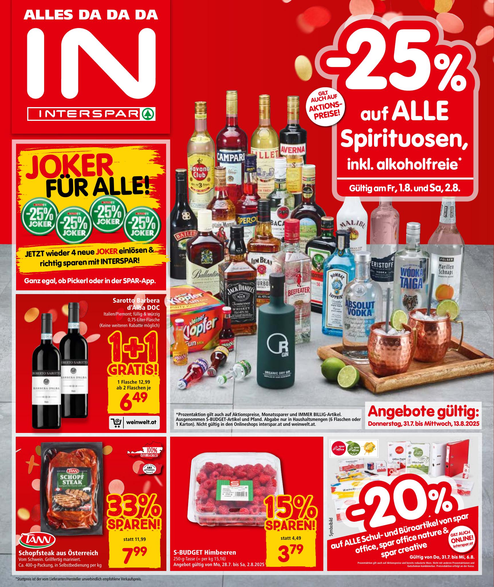 Interspar flyer page