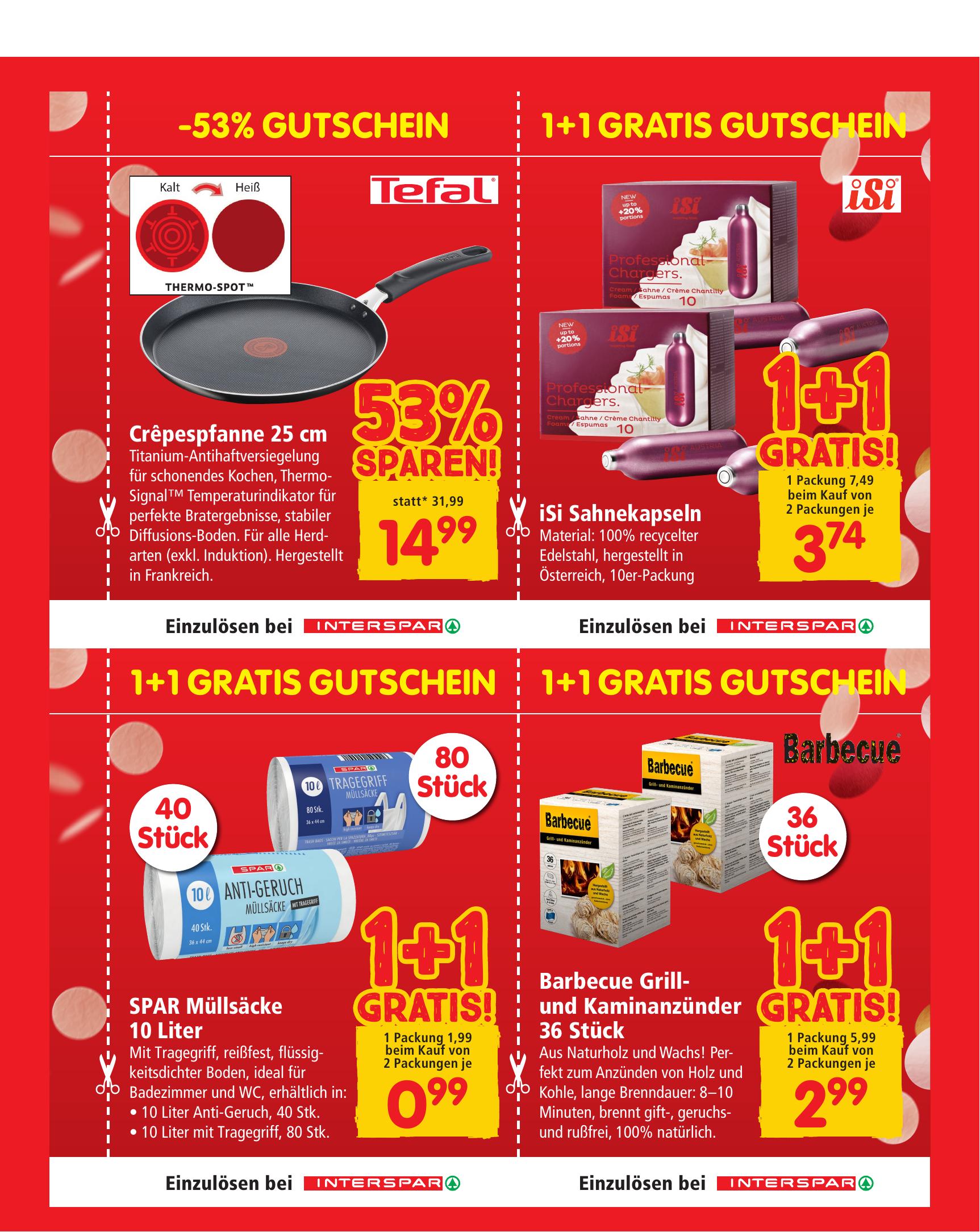 Interspar flyer page