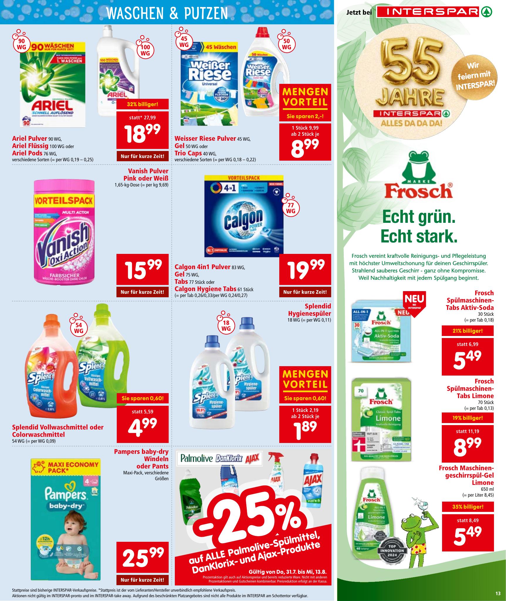 Interspar flyer page