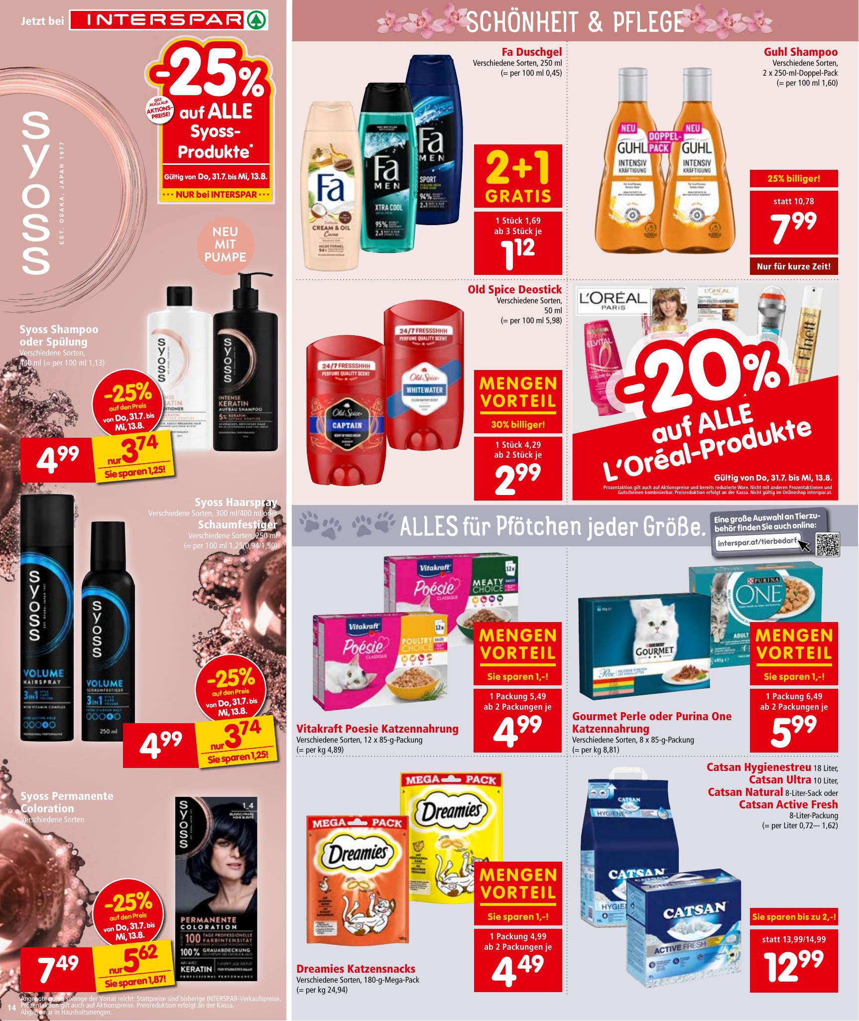 Interspar flyer page